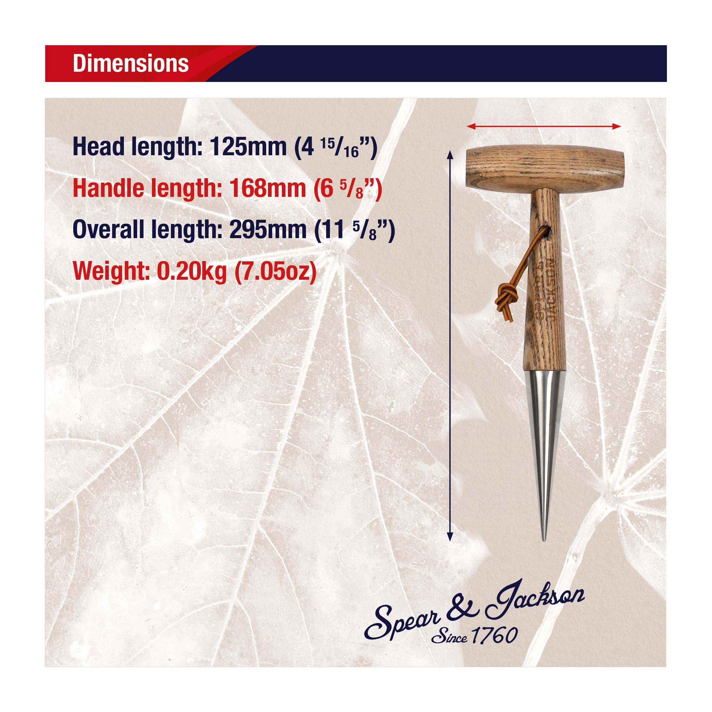 Spear & Jackson 5610DB Pietra in Acciaio Inossidabile Tradizionale