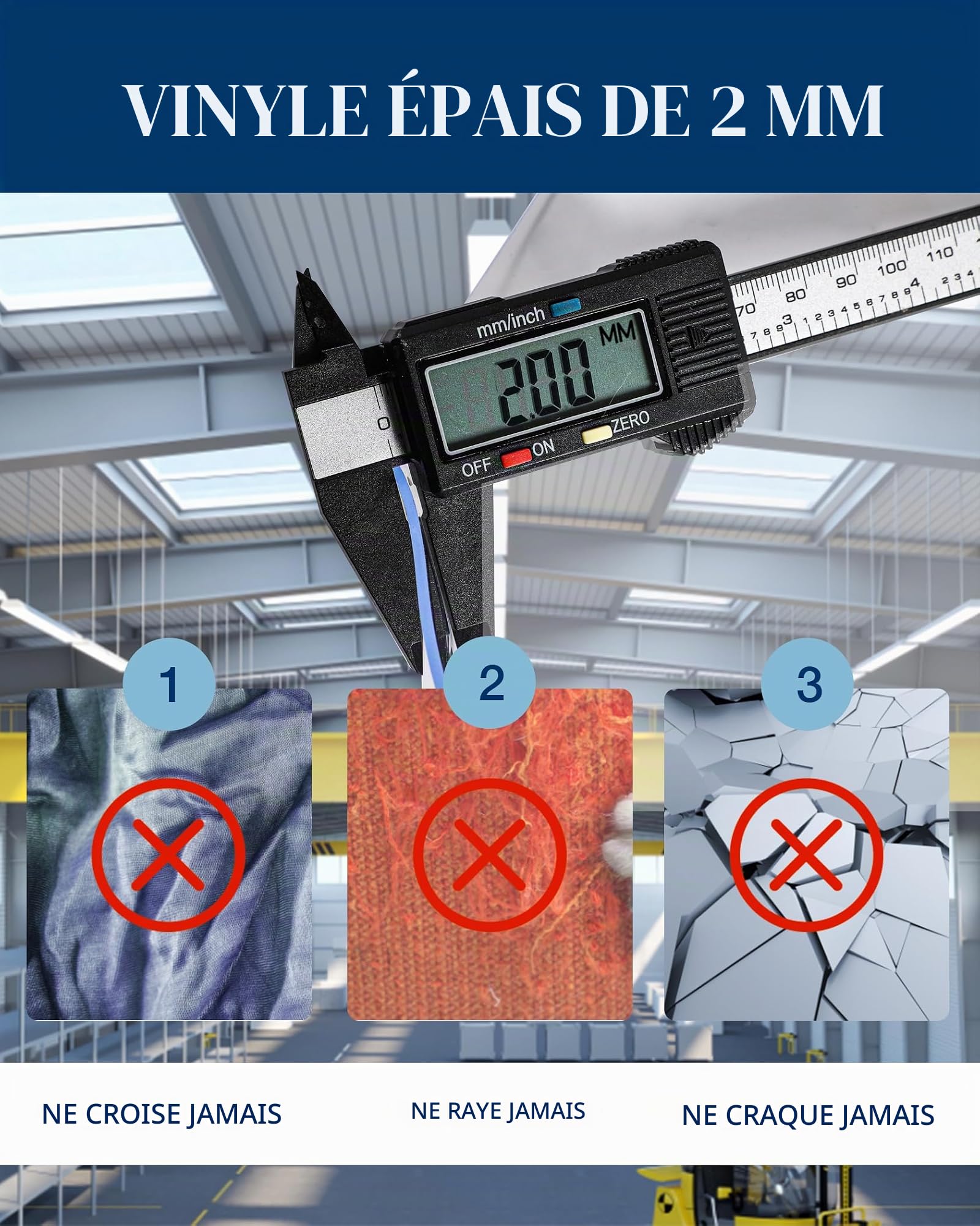 Rideau à Lanières Transparent 6pcs. 20x200cm Rideau à Lamelles Bande Protection Contre Le Vent pour Chambres, magasins, boutiques, garages(Hauteur 2,0m x Largeur 1,0m)