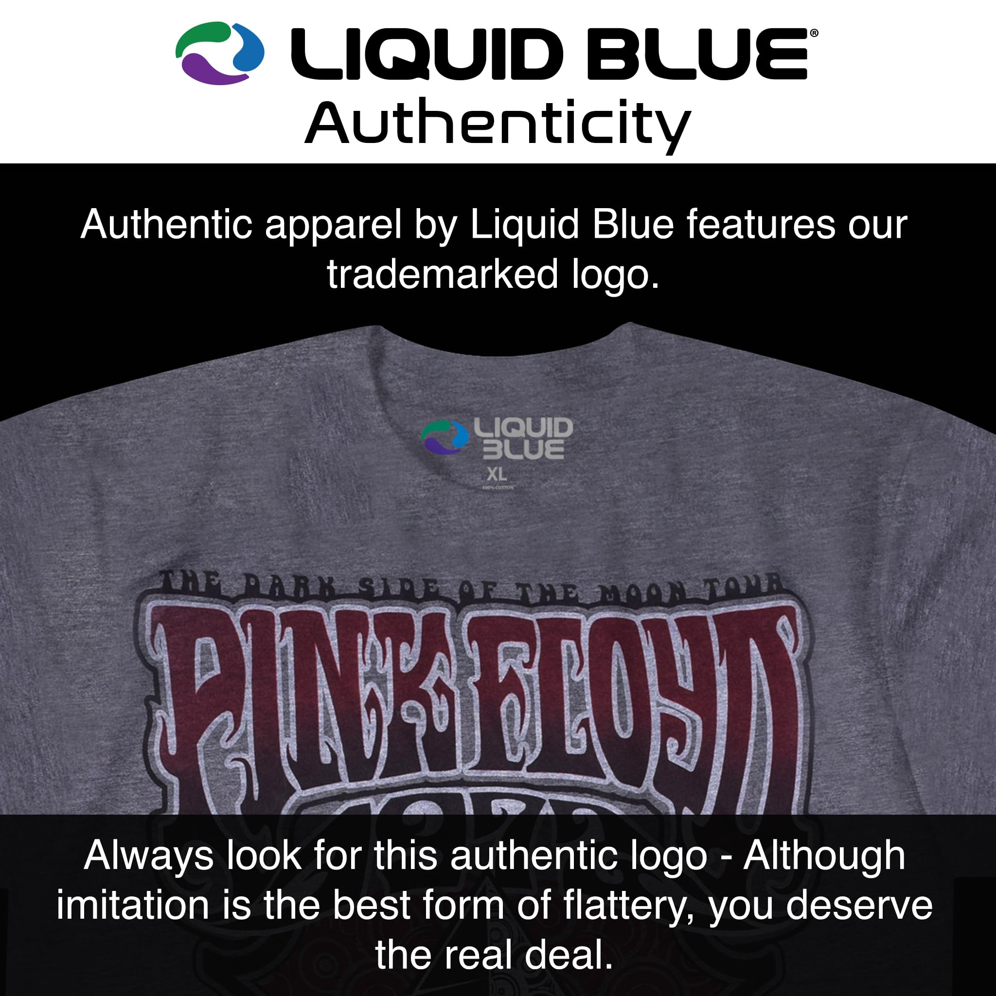 Liquid Blue Pink Floyd Carnegie Hall T-Shirt Pink Floyd Carnegie Hall T-Shirt Uomo