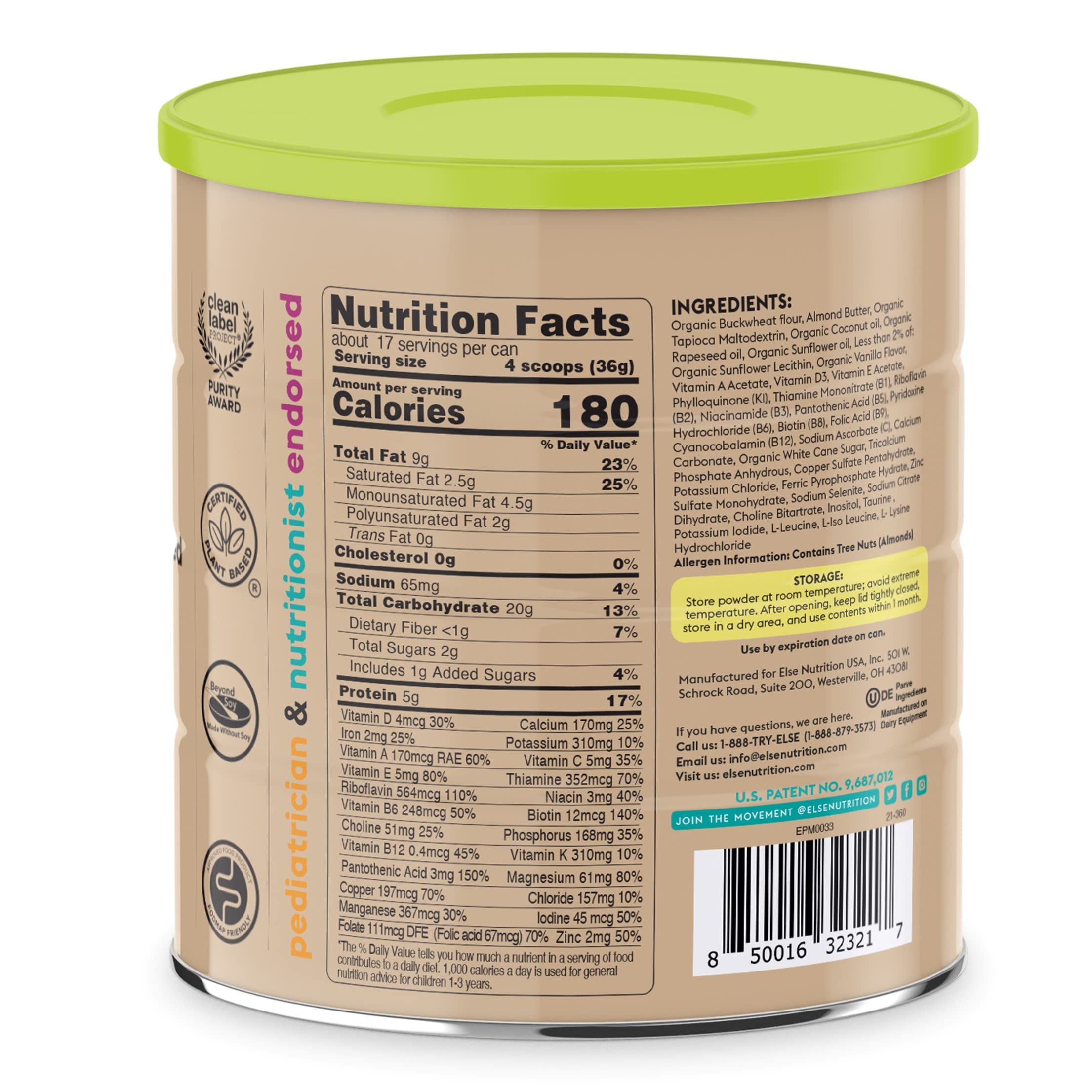 Buy Else Nutrition Toddler Balanced Nutrition Drink 12 mo+, added Omega