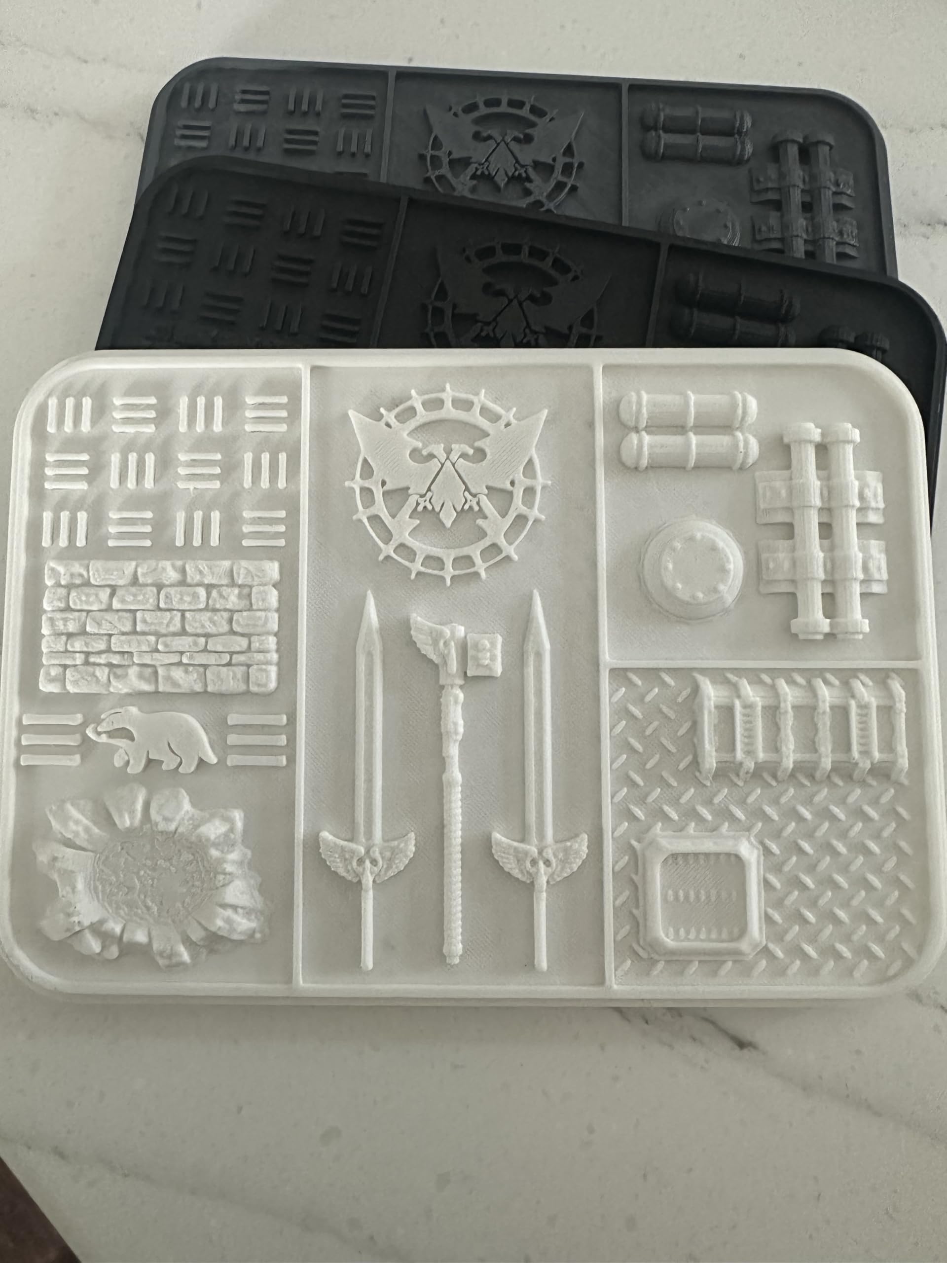 Miniature Painting drybrush Palette, Compatible with Army Painter Wet Palette System. Perfect for Warhammer, and Tabletop Gaming Miniatures