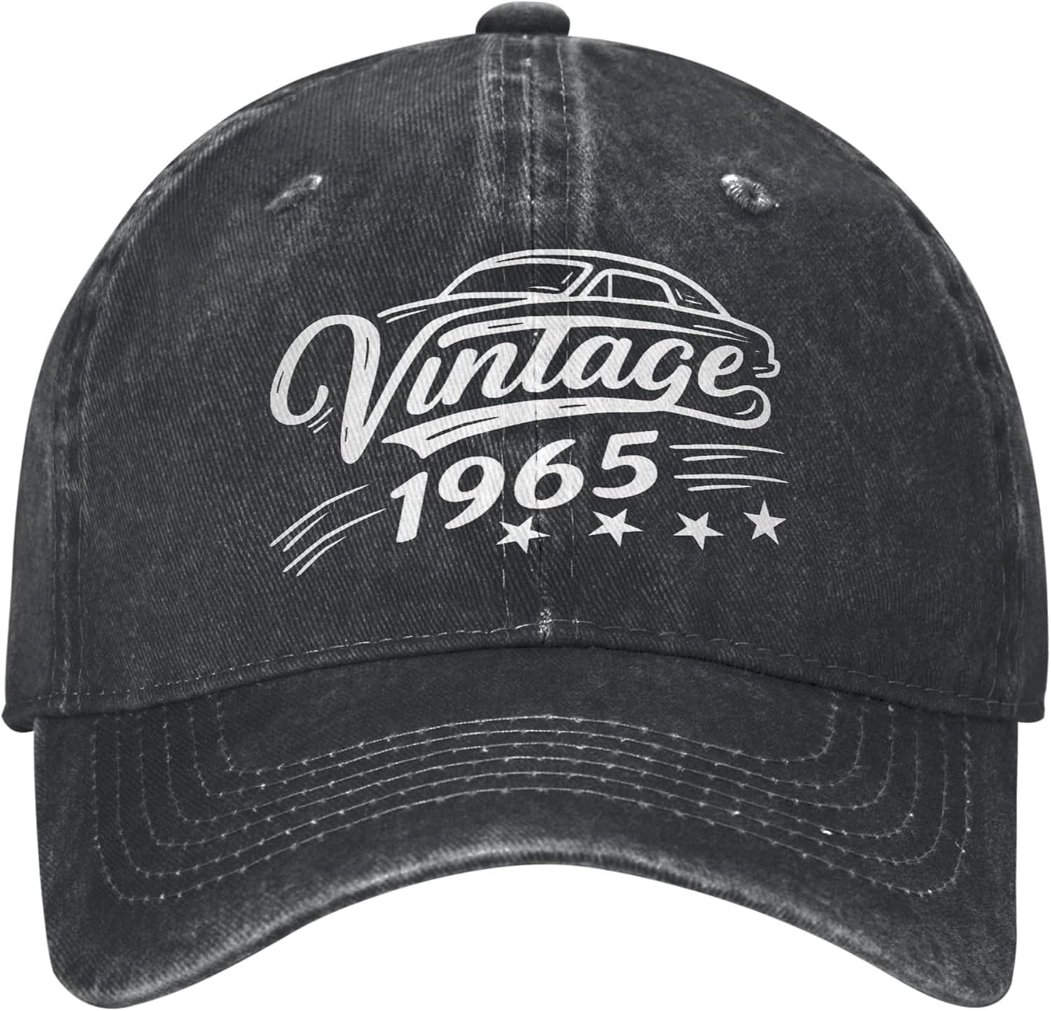 50th 60th 70th 80th Birthday Vintage Cotton Baseball Cap for Men Birthday Retired Gift Caps for Dad Grandpa Uncle Husband