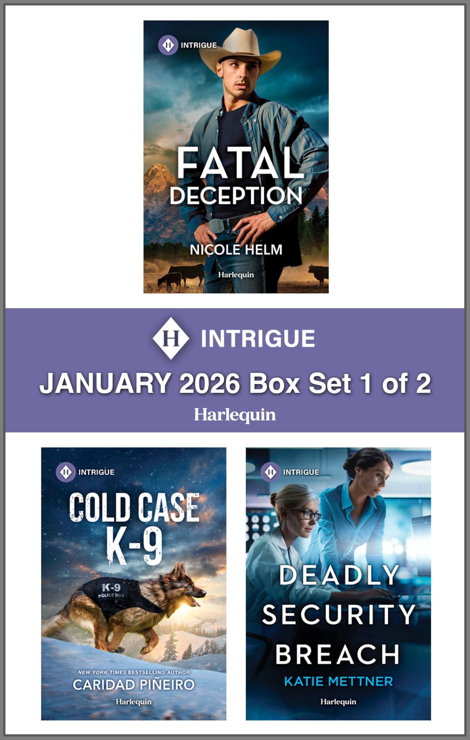 Harlequin Intrigue January 2026 - Box Set 1 of 2