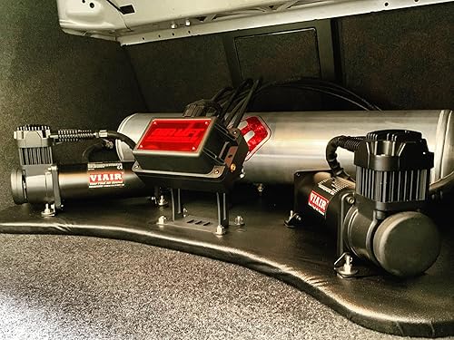 Miniatura 2 de JY Performance Soporte de montaje de pedestal para elevador de aire Airlift 3P / 3H / V2, montaje de 45 grados