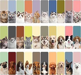 YGAUZ Bookmark, Book Markers for Reading, 30 PCS, Bookmarks Adults, Teacher Mark, Women Men Kid Teens, Planner Cute Paper Bookmarks, Animal Bookmark - Buy now