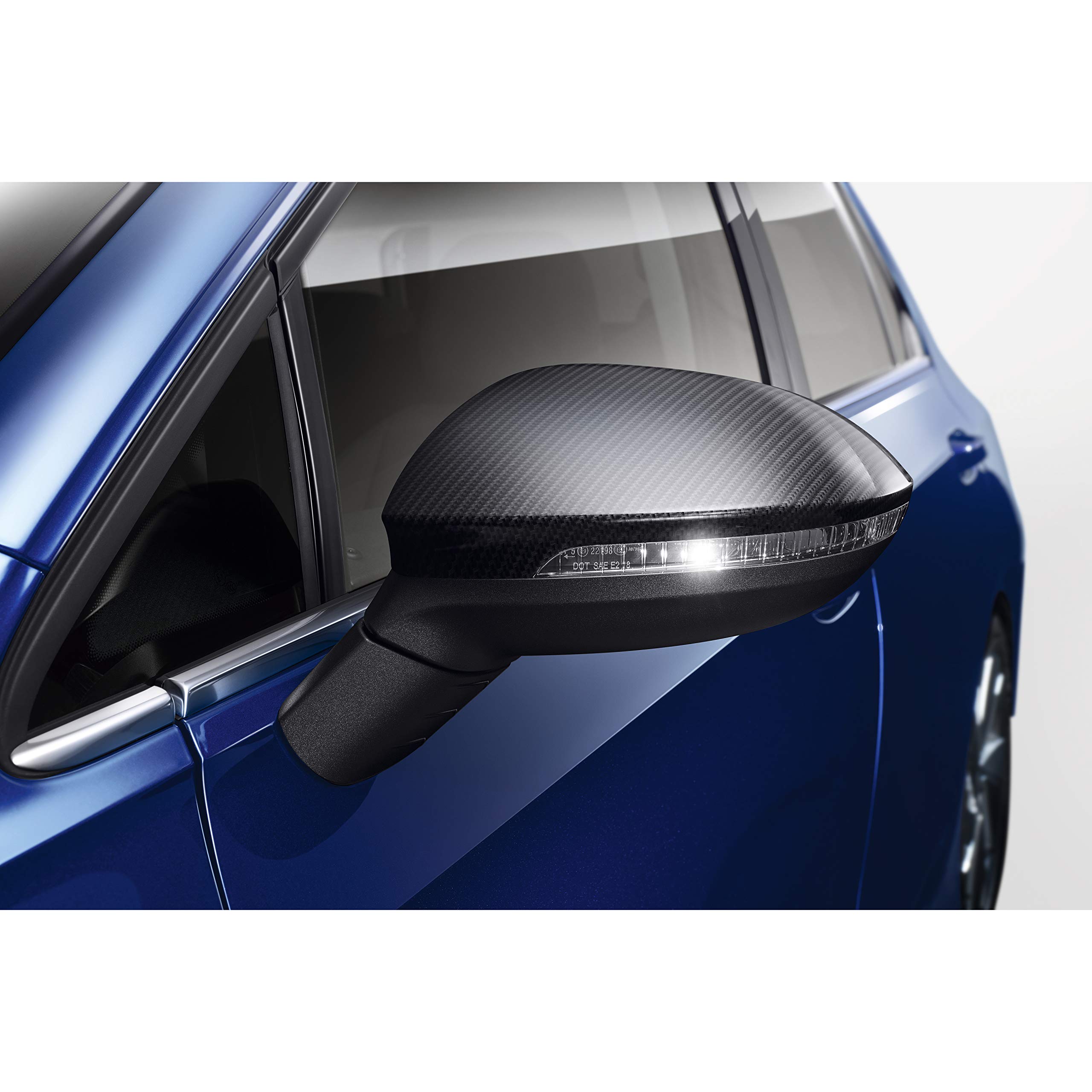 Volkswagen 5H0072530VT1 Spiegelkappen-Set Carbon, nur für 