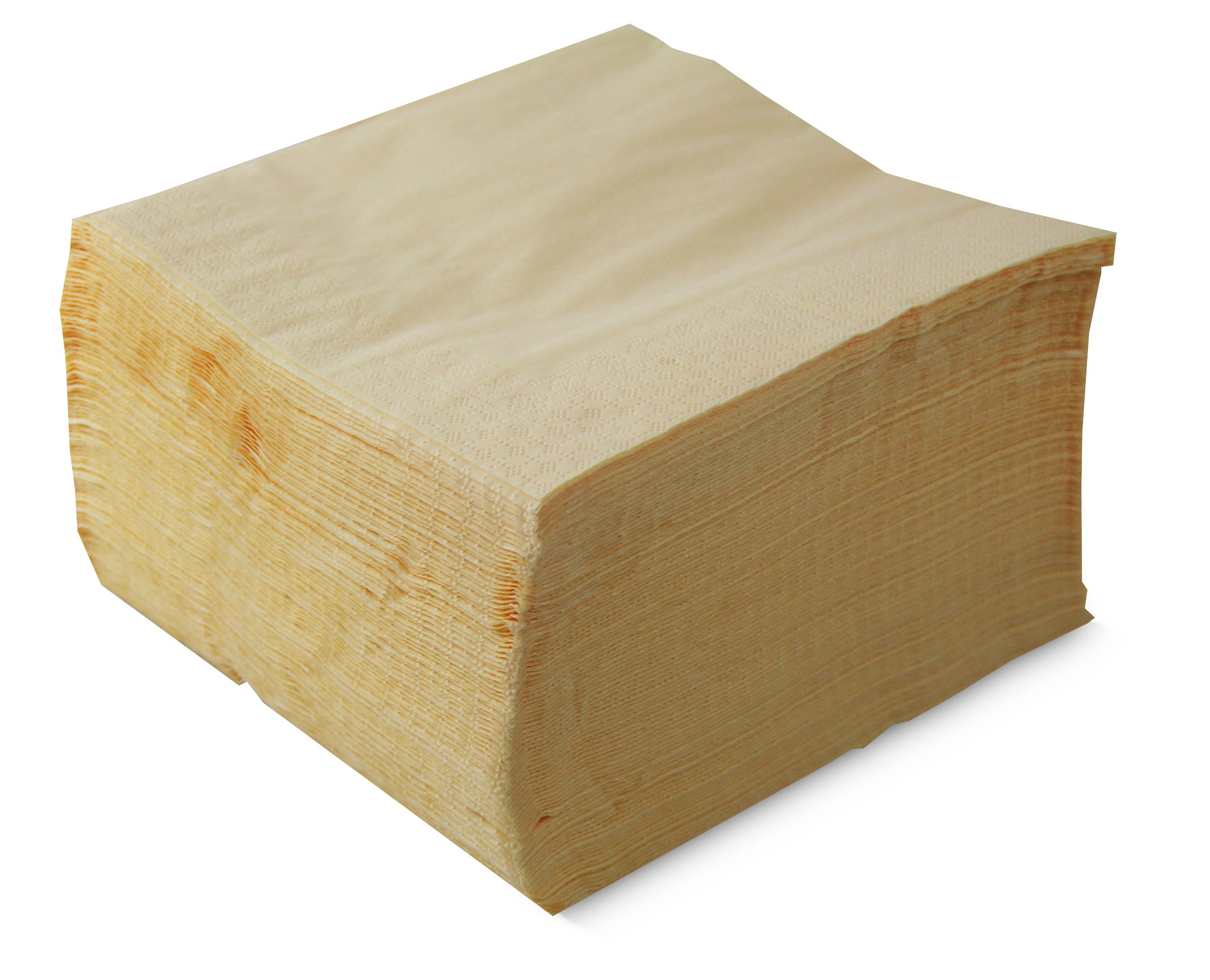 Lot De 50 Serviettes Papier 40x40cm Saten - Plissage 1/4 Avec Bordure - Couleur Rouge Pour événements