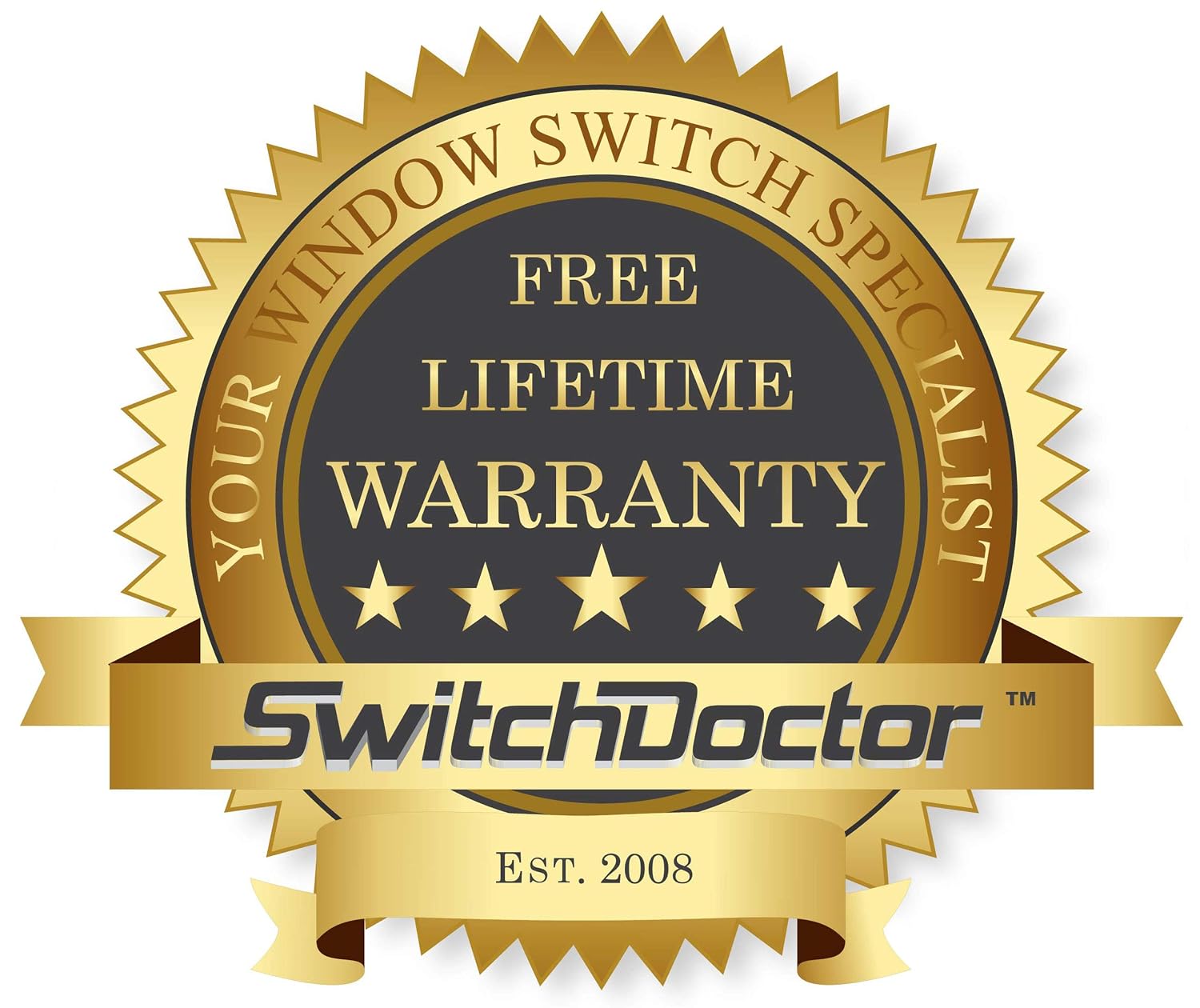 SWITCHDOCTOR Window Switch for 2002-2008 Dodge Ram, 2001-2004 Dakota, and 2001-2003 Durango