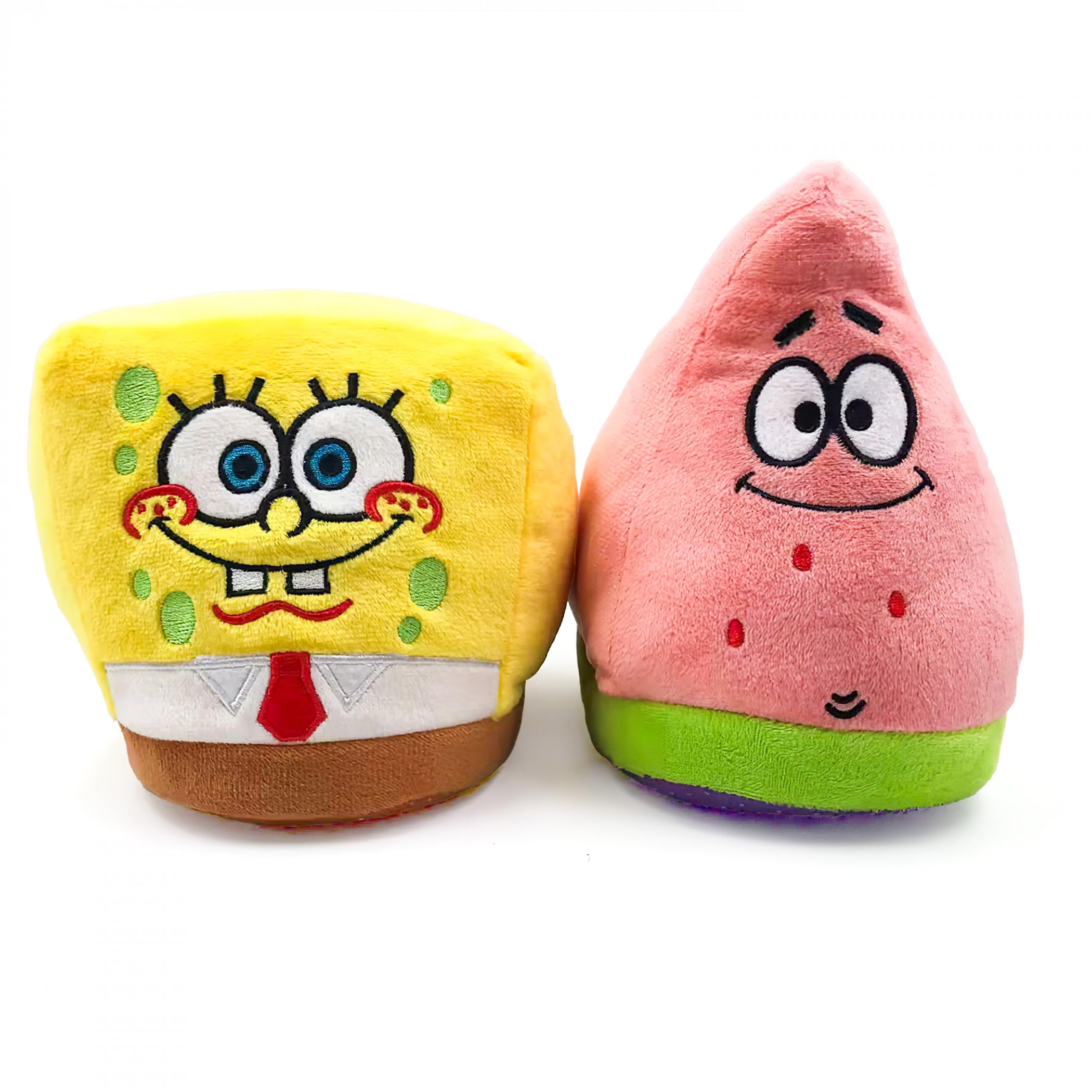 Ground Up SpongeBob SquarePants and Patrick Fuzzy Slippers