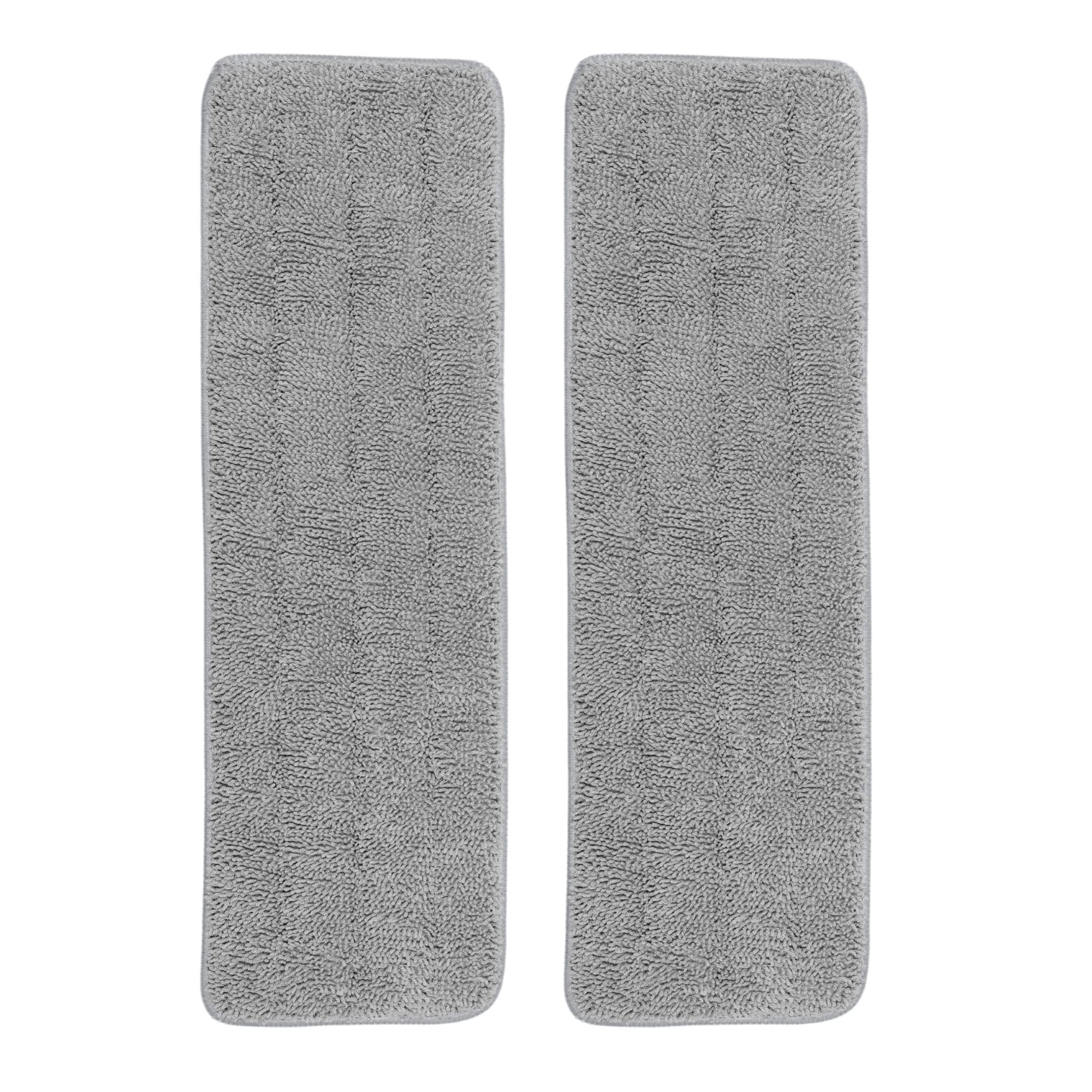 Nest Zest Grey Spray Mop Replacement Microfibre Pads 2 Pack. Ultra Soft, Absorbent, Multi-Surface Use And Scratch Free. For Use With The Spraymop. Pack Of 2.
