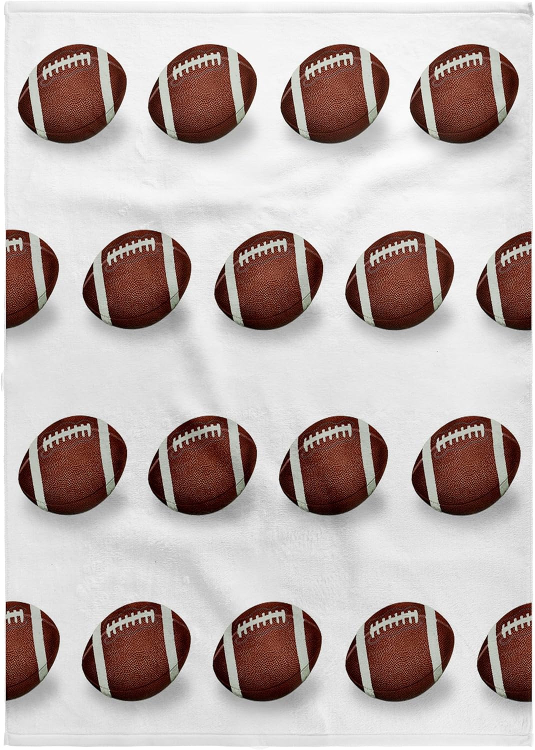 3dRose Football Pattern 22x30 Bath Hand Pool Towel