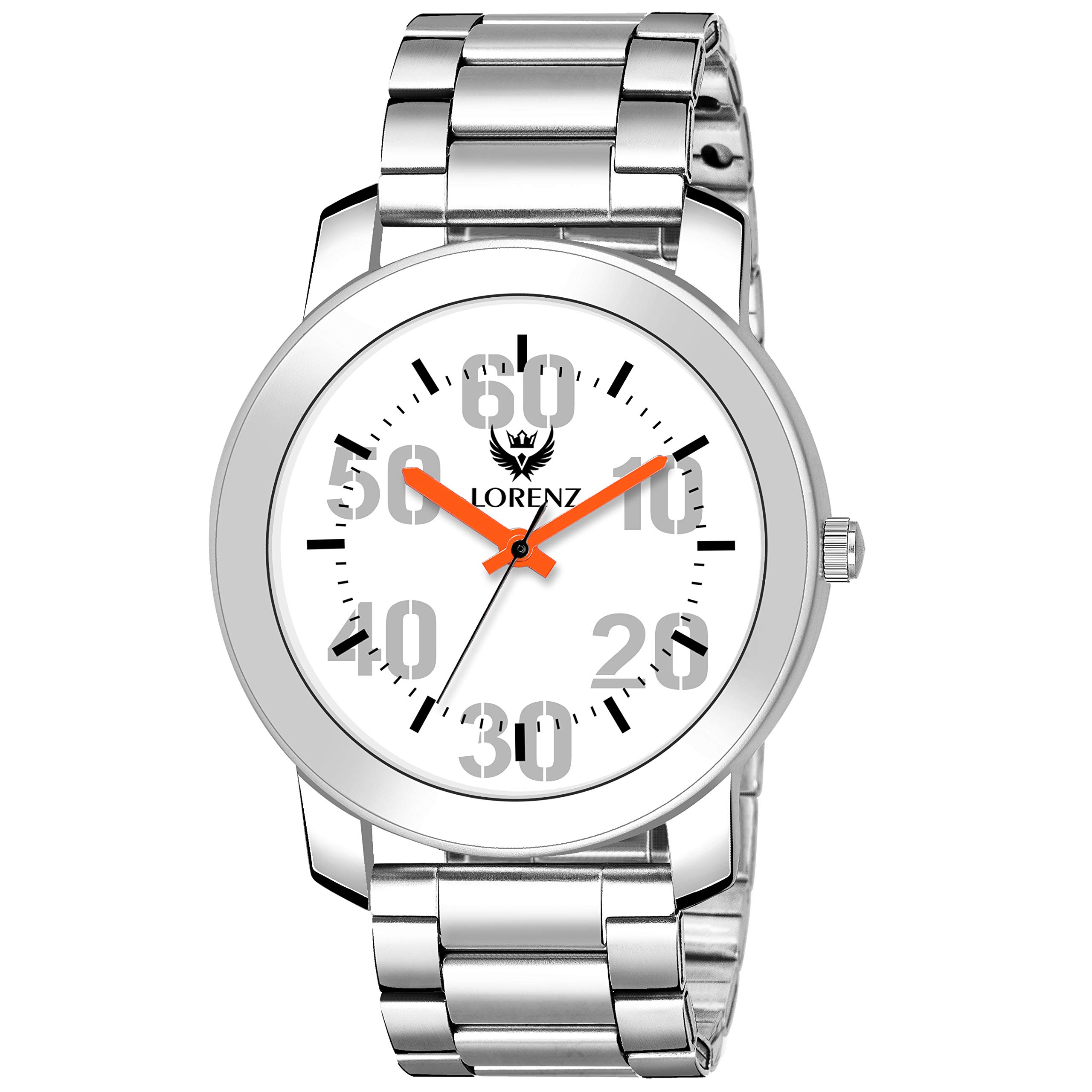 LORENZ Casual White Dial Mens Watch | Watch for Boys | MK-2076W (B07WJW3CL2) Amazon Price History, Amazon Price Tracker