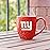 Rico Industries NFL Football New York Giants Alternate 16 oz Team Color Laser Engraved Speckled Ceramic Coffee Mug