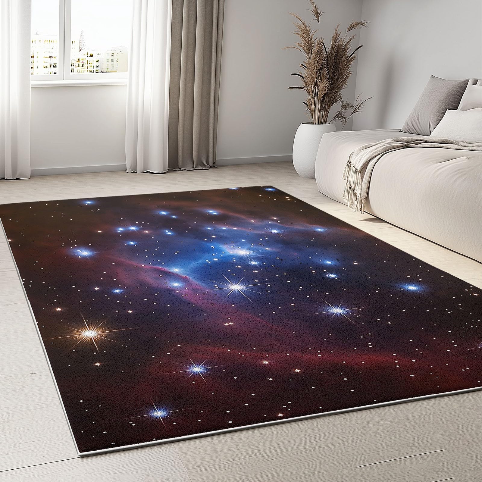 Tapis pour chambre 160x230 cm lavable fini les taches dans le salon et la cuisine