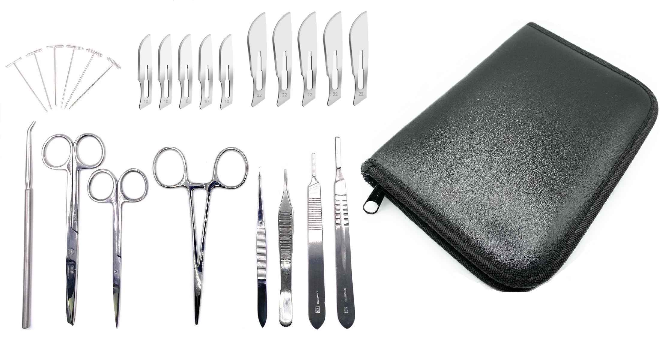 26 Piece Advanced Anatomy & Biology Lab Dissection Tool Set, Complete Dissecting Kit