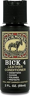 Bickmore Bick 4 Leather Conditioner 2oz - Best Since 1882 - Cleaner & Conditioner - Restore Polish & Protect All Smooth Finished Leathers