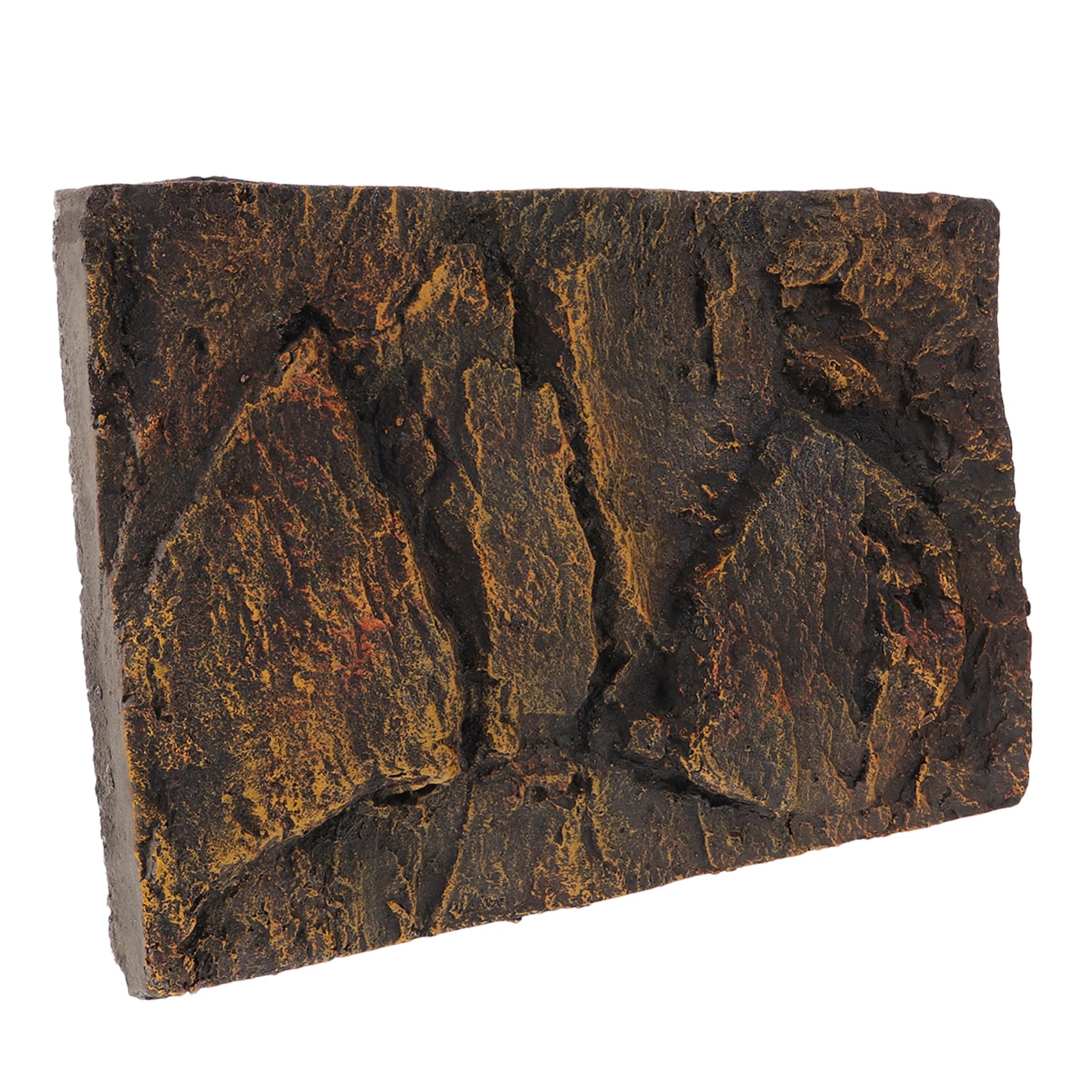 ERINGOGO 3D Reptile Tank Decor Stone Background Board for Aquarium Turtle Tank Kit Easy Install Fit