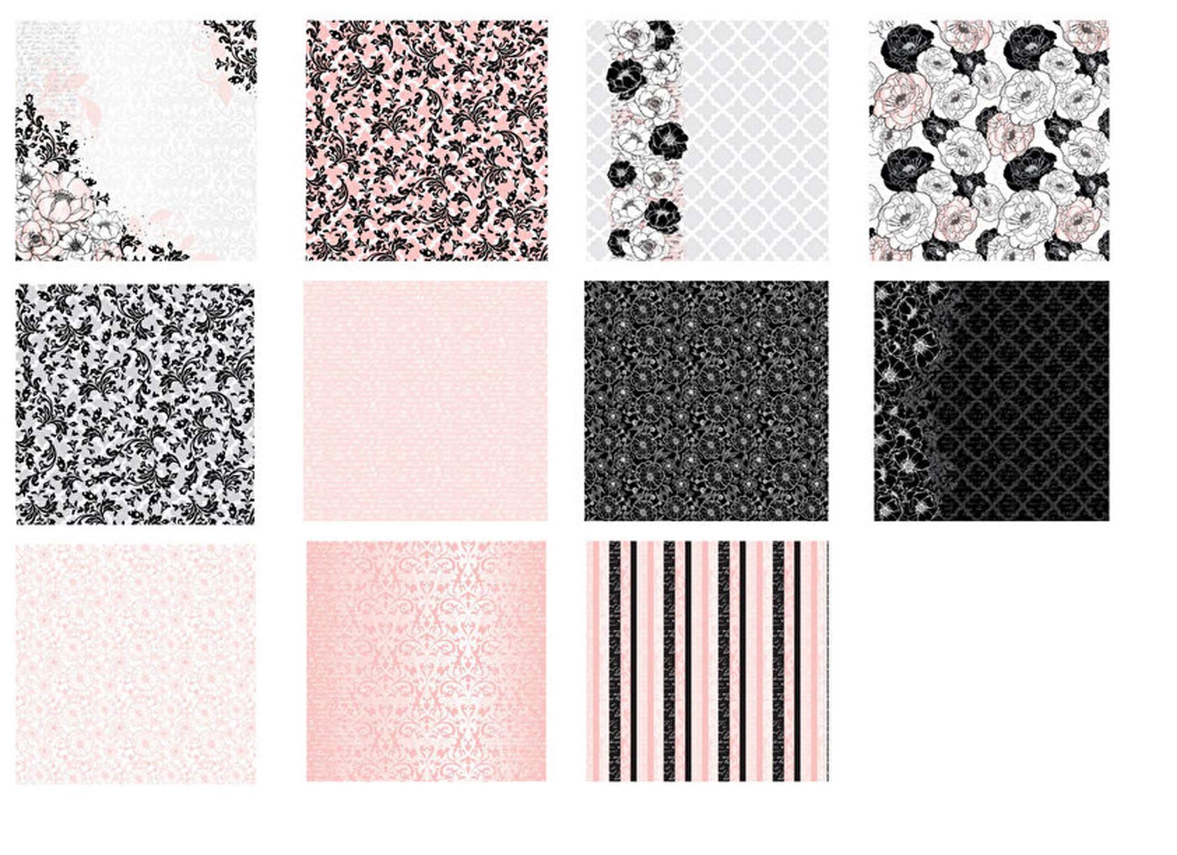 Paper Wishes – 12 Double-Sided Paper Pack Collection | Unique Papers for Scrapbooking, Cardmaking, Gifts and All of Your DIY Crafting, Art and Creative Projects - Inspiration at Your Fingertips