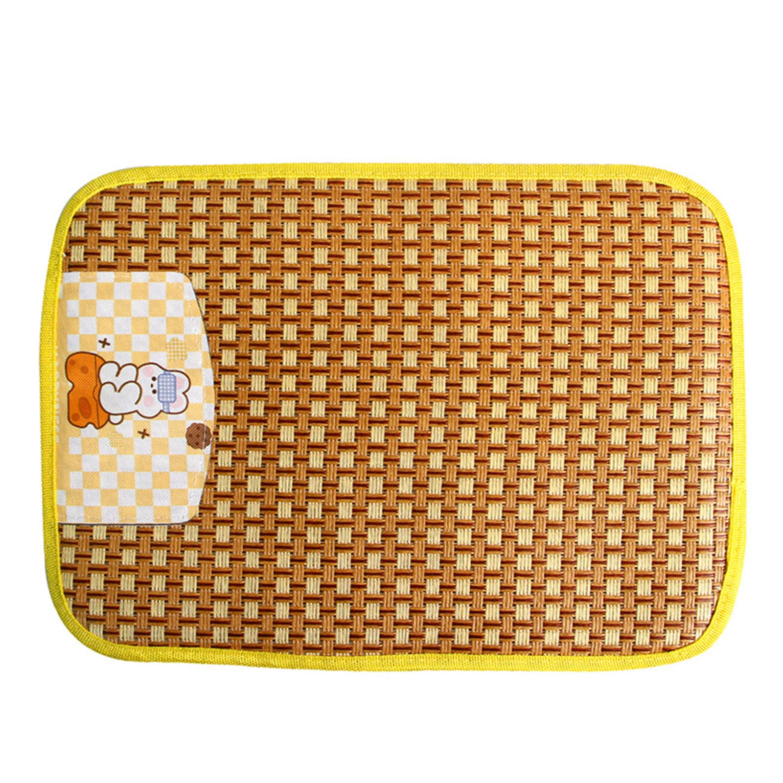 Tapis rafraîchissant rotin chien respirant et anti-chaleur