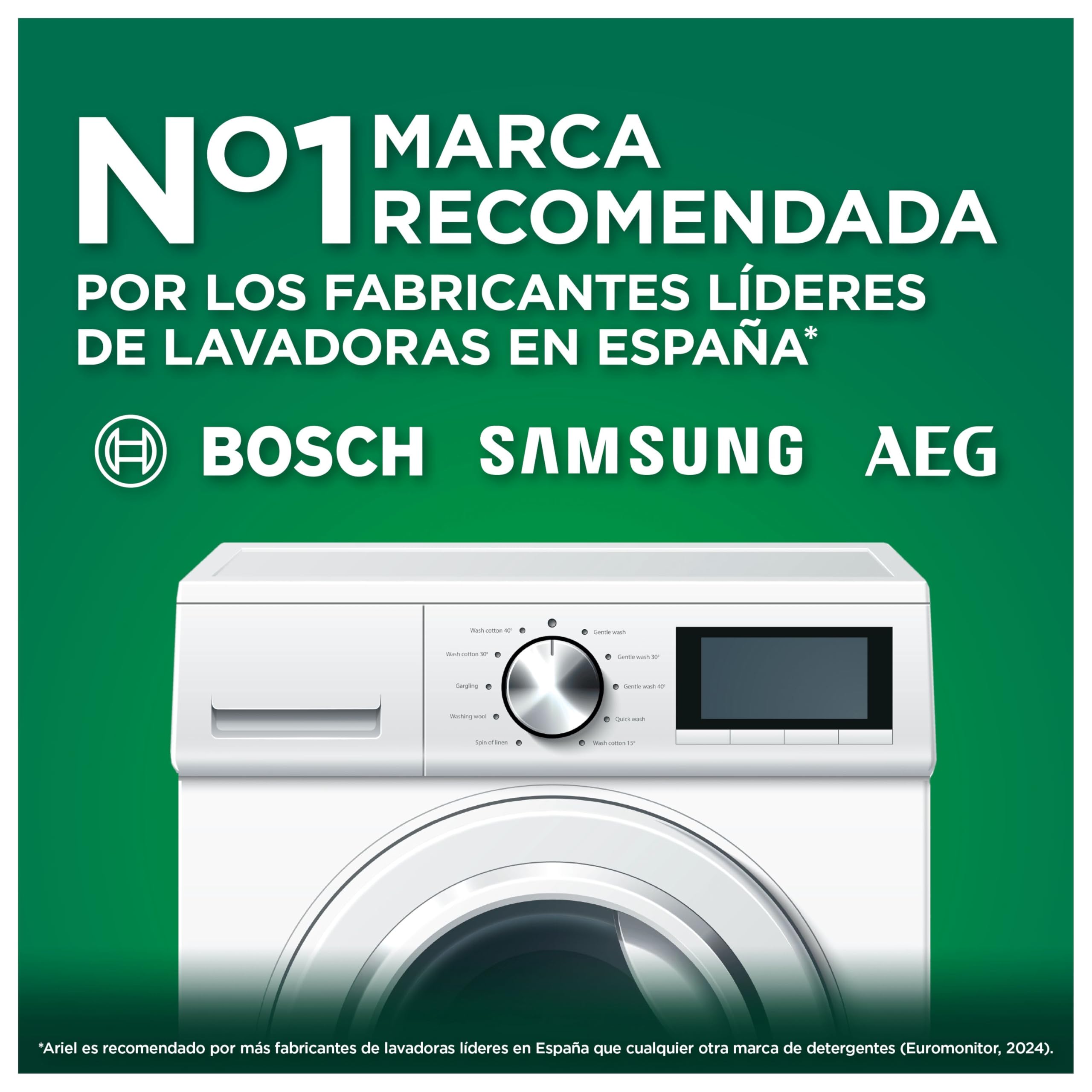 Ariel Detergente Líquido para Lavadora Original, Elimina Manchas y Malos Olores en 1 Lavado, 116 Lavados
