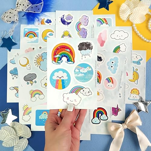 Miniatura 86 de BulbaCraft 100 calcomanías de Italia para álbumes de recortes, calcomanías italianas, calcomanías de Roma, calcomanías de viaje para diario, álbum