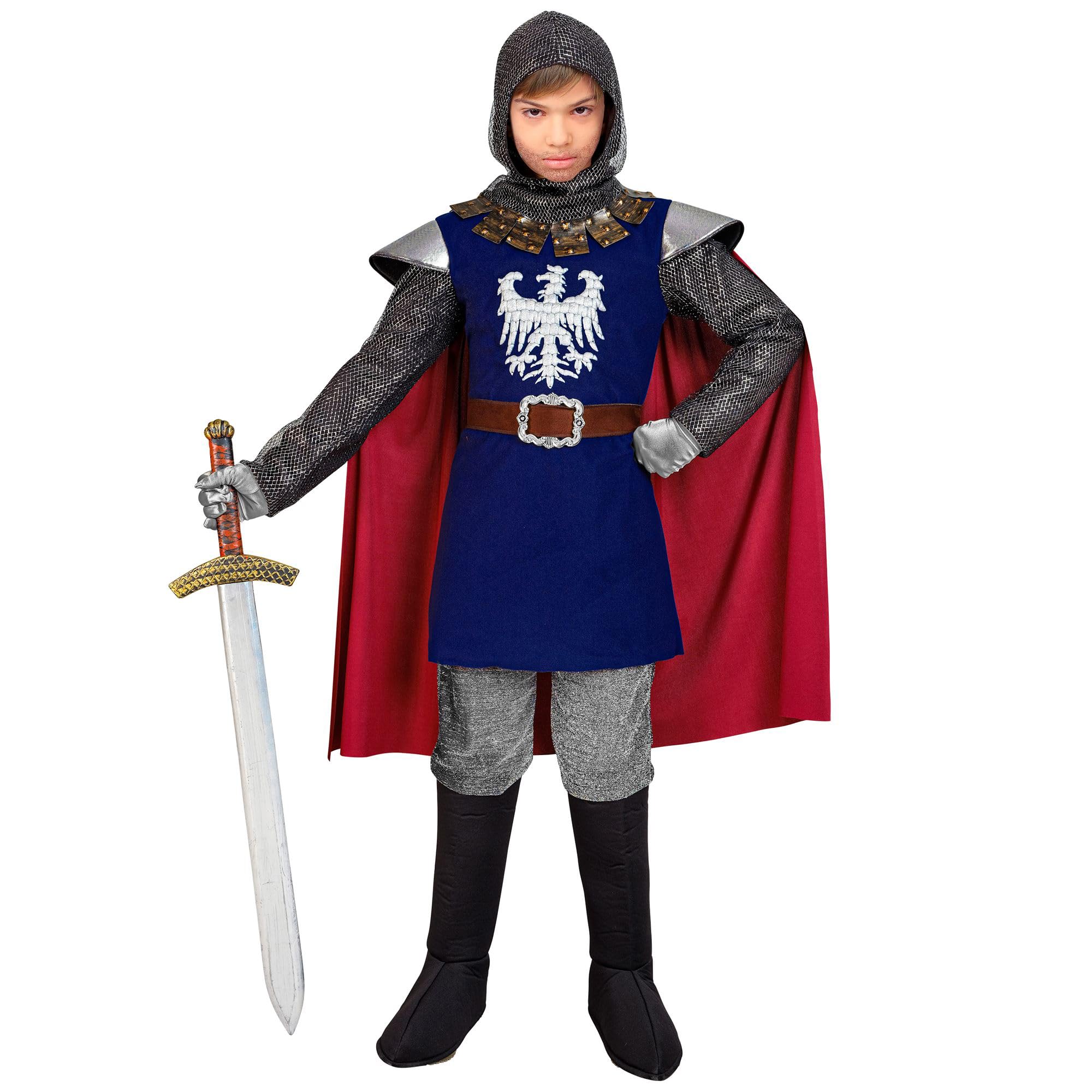 W WIDMANN MILANO Party Fashion - Costume enfant chevalier, guerrier, Moyen Âge, costumes de carnaval, fête à thème