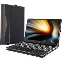 Laptop Protective Case Cover for MSI Summit E13 Flip Evo 13.4 inch [Not Other Models] Notebook Sleeve Computer Bag Protective PU Leather Shell Black