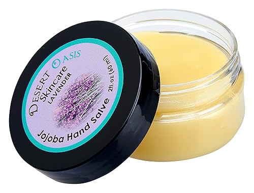 Aceite de jojoba 100% orgánico puro. Tamaño de viaje 1 oz más bálsamo de manos de lavanda con más del 50% de aceite de jojoba. 100% natural (1 fl