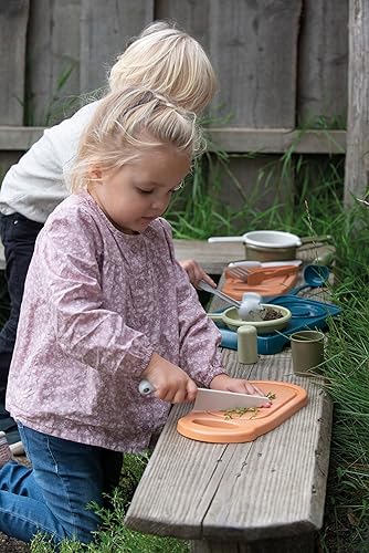 Miniatura 6 de Dantoy 5601 Juego de cocina Bio Pretend Play, 11 juguetes ecológicos hechos de caña de azúcar