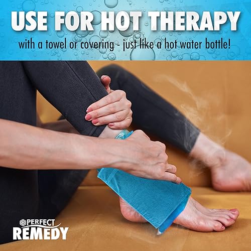 Miniatura 8 de Paquetes de hielo de gel para lesiones, paquete caliente reutilizable de gel reutilizable, compresa fría y compresa caliente, paquete de hielo para