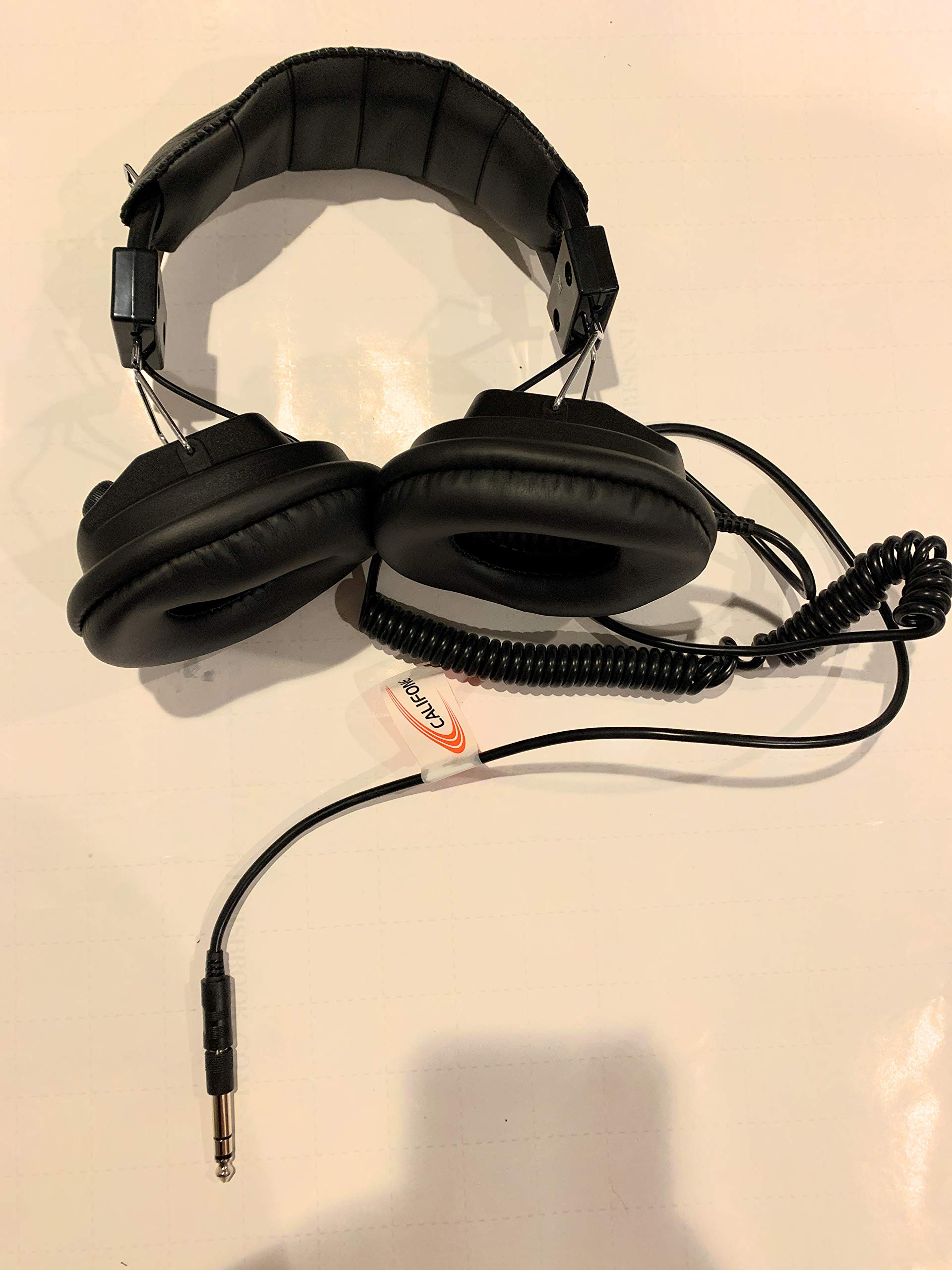INTERNATIONAL HEADPHONES (Set of 3) by Califone – Acrylonitrile Butadiene Styrene (ABS), Black, Pack of 3, Model SWITCHABLE STEREO/MONO