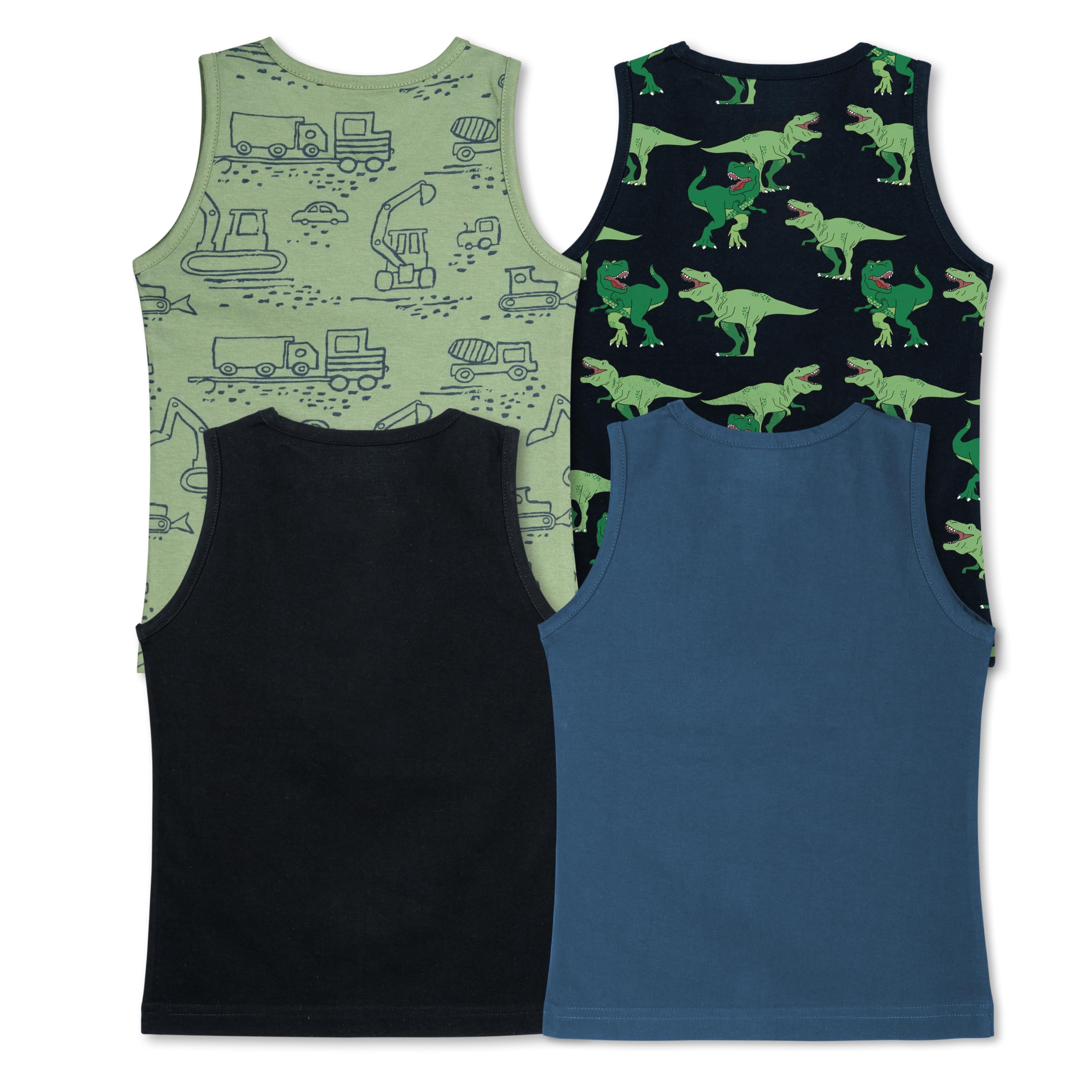 Real Basics Cotton Boys Regular Fit Vests (RB-BS-Tvest-XiKago-1112_Multicolor_11-12 Years) - Image 2 thumbnail