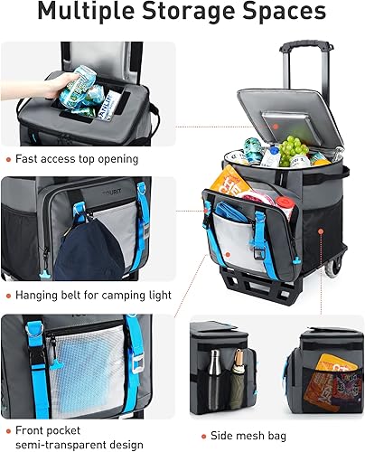 Miniatura 6 de TOURIT Enfriador suave plegable portátil para 50 latas