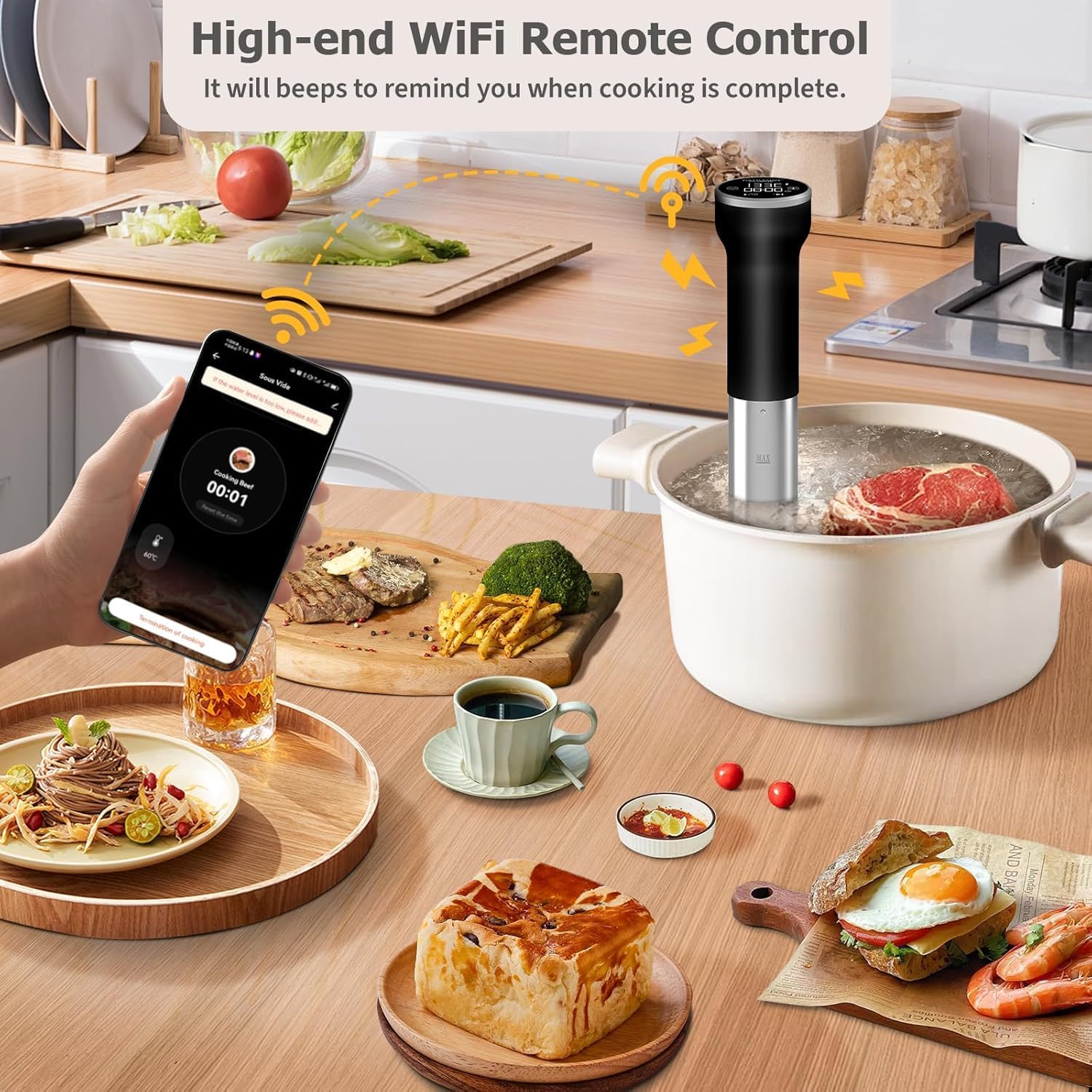 Sous Vide Wifi & Panini Press 6 in 1