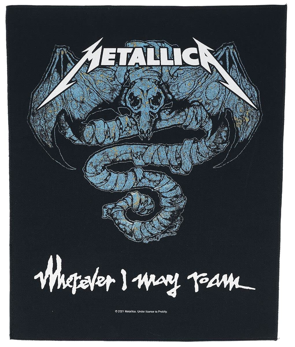 Dossard Metallica Wherever I May Roam imprimé rock unisexe multicolore - 2