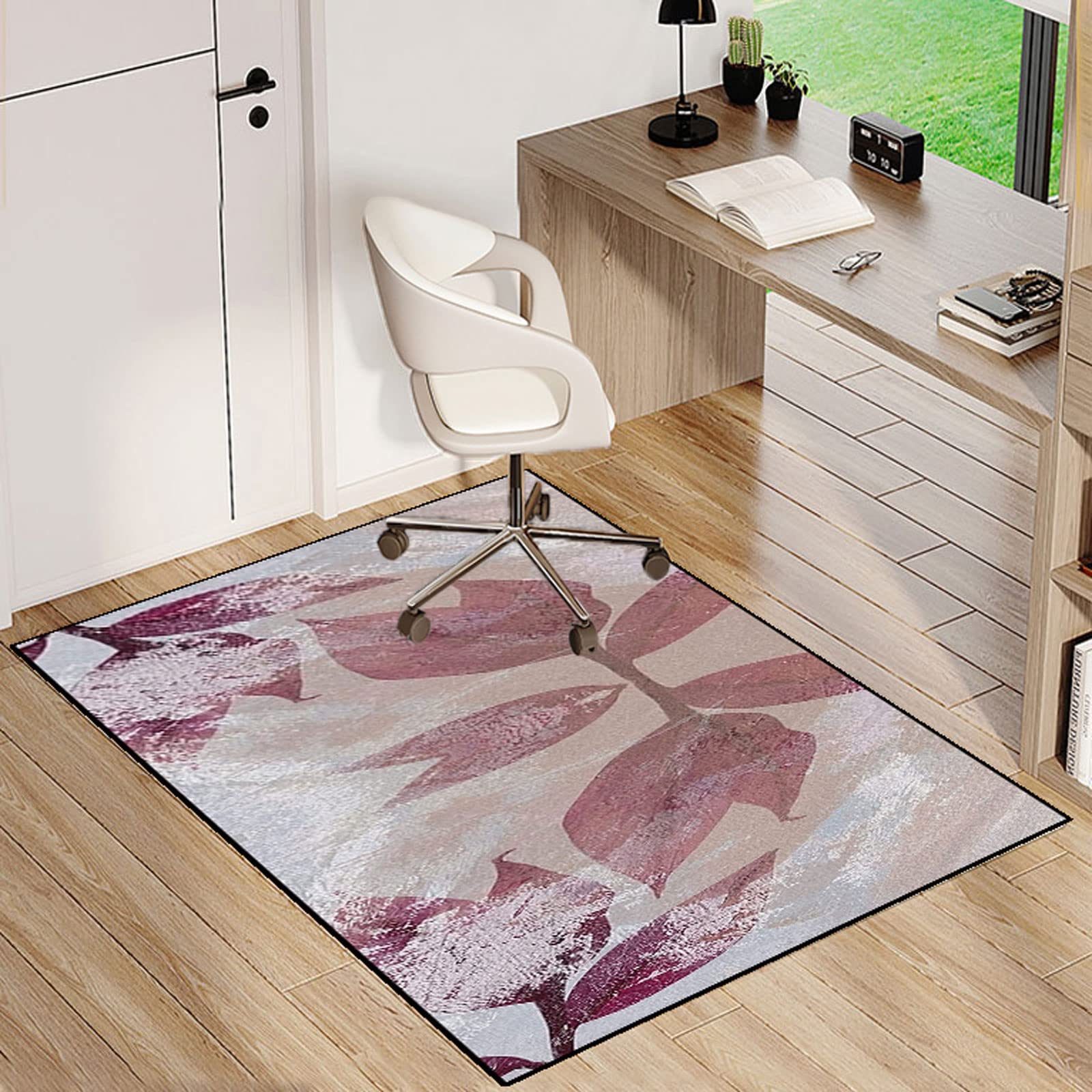 Single tree forest Office Chair Mat,Chair Mat For Hardwood Floors,Multi-Purpose Protector Chair Carpet For Home And Office — image 1