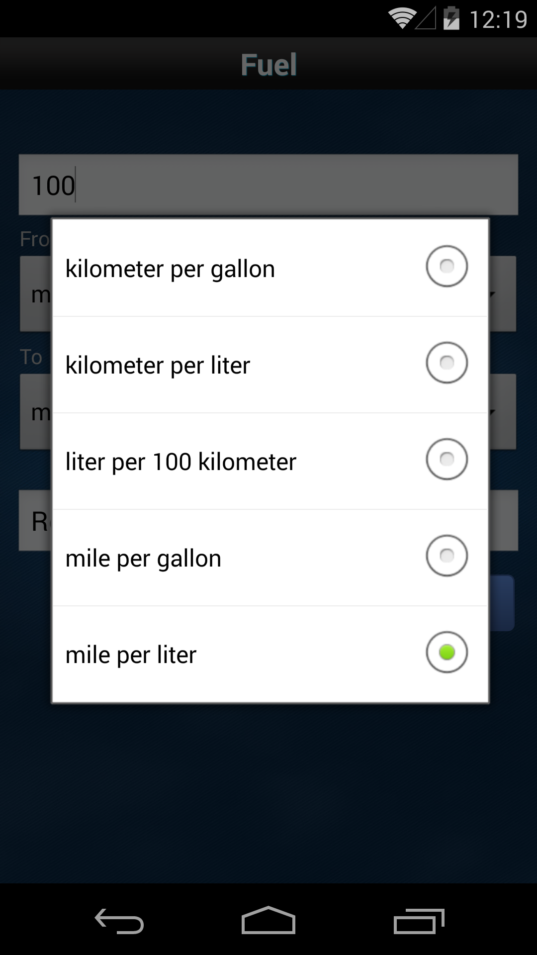 Conversion Calculator App on the Amazon Appstore