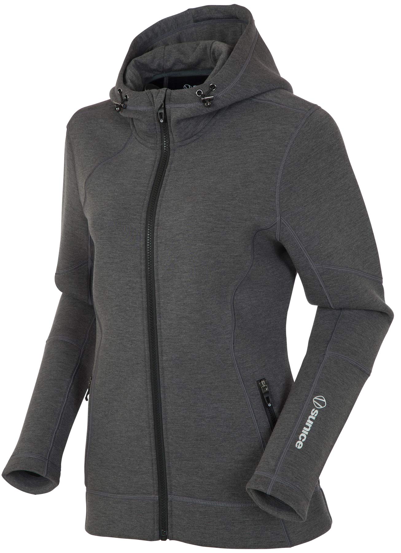 SuniceAudrey Women's Jacket - Softshell Zip Up Hoodie with Thermal Insulation