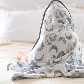 Hooded Towels, Absorbent Knit Terry, Super Soft Single Ply, 100% Organic Cotton