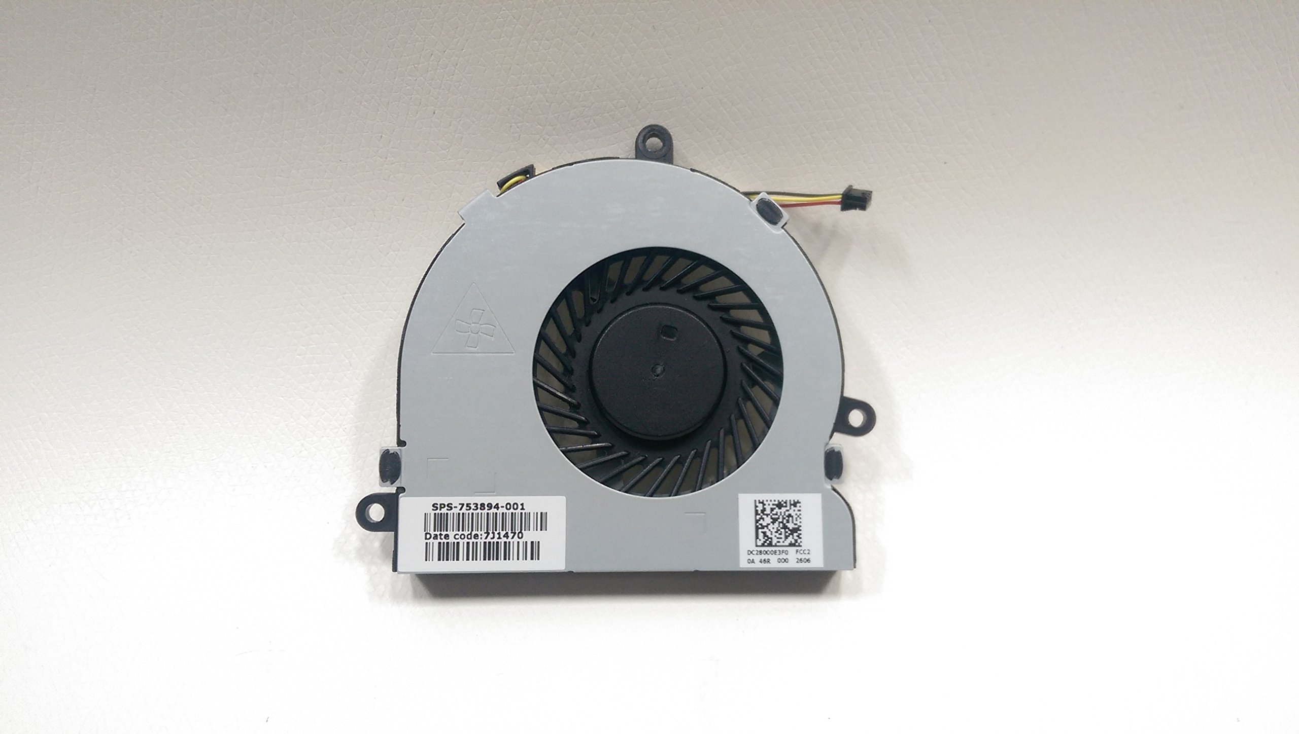 Ventilador Para Portátil HP 753894-001 | Repuesto Compatible | Para Refrigeración Del Equipo | Se Requiere Instalación Profesional