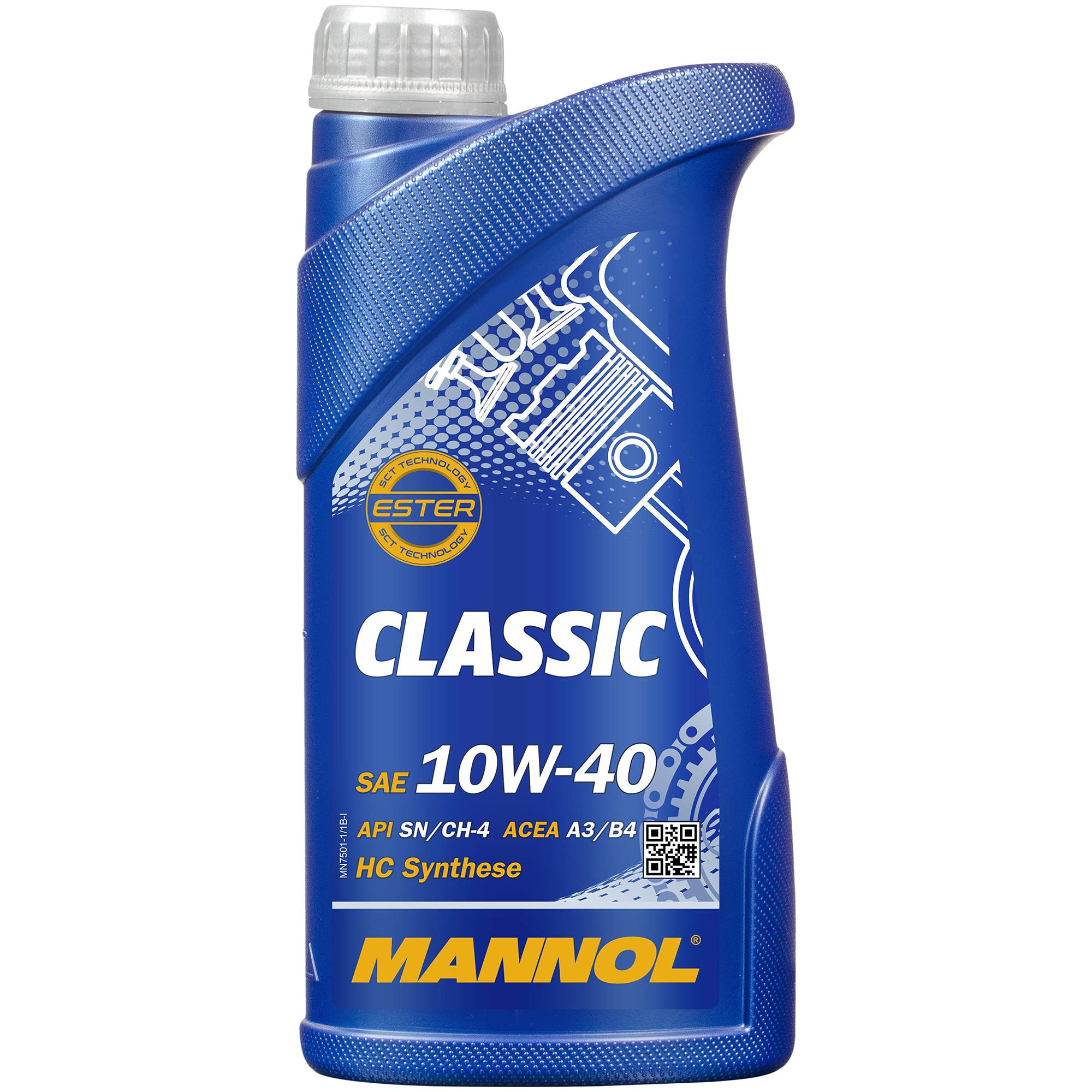Inspektionspaket Wartungspaket Filterset 5L MANNOL Classic 10W-40 + SCT Ölfilter + Dichtring