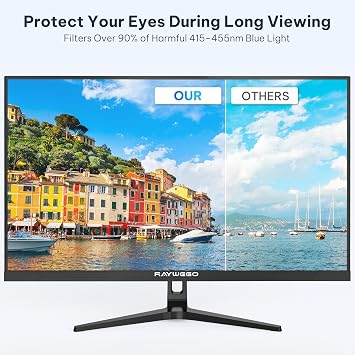 Raywego 32 Inch 4K Office Monitor, 60Hz, HDR10, FreeSync, IPS