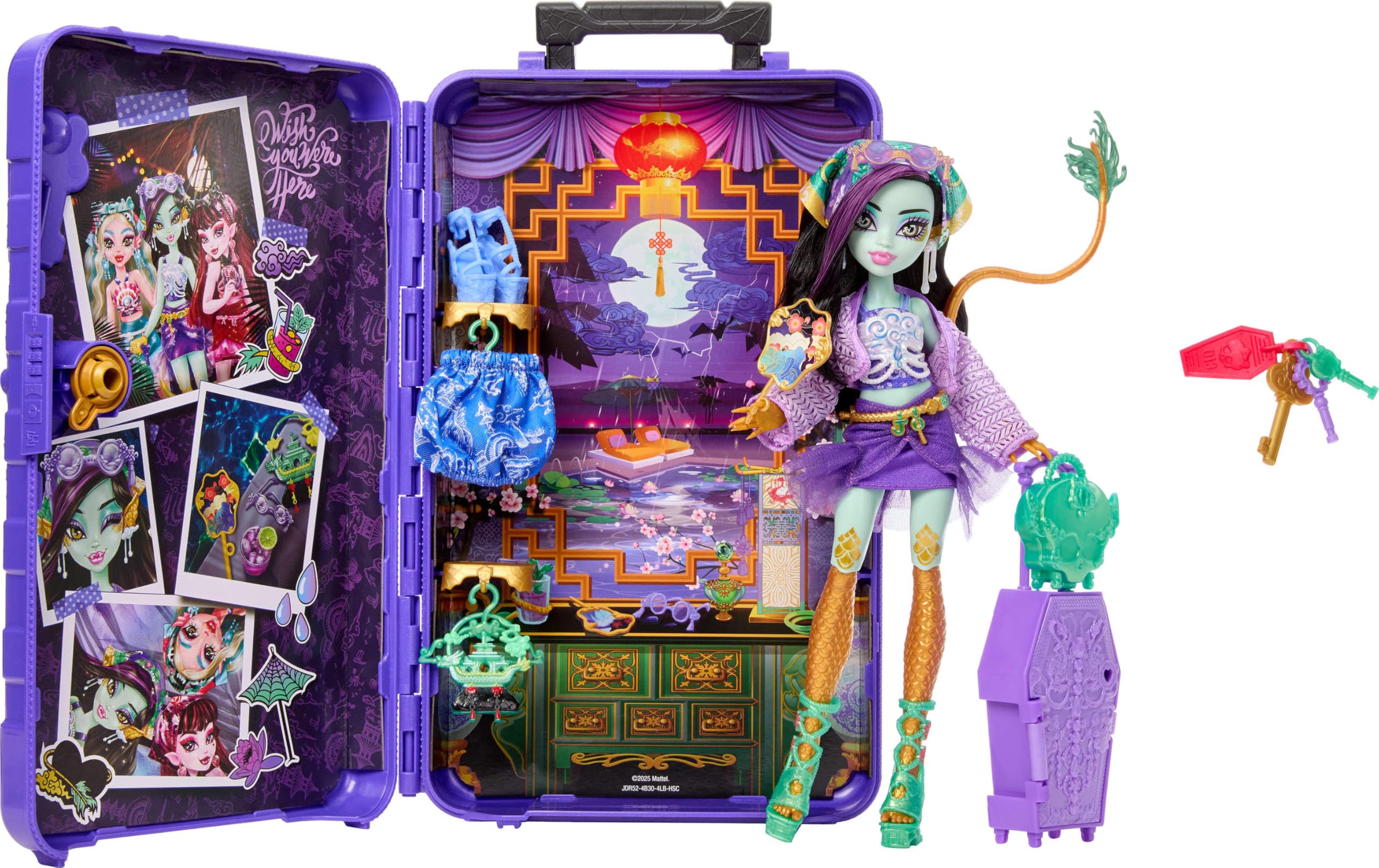 モンスターハイ　ジナファイア　ゴージャス オアシス　Monster High Amazon.com: Monster High Skulltimate Secrets Jinafire Long