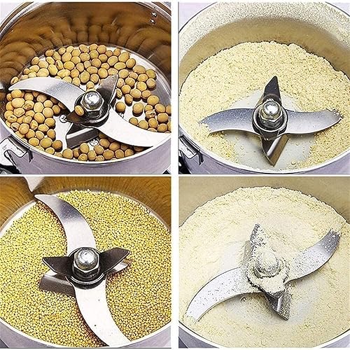 Miniatura 7 de Molino eléctrico de grano molino de grano molino eléctrico de grano molino superfino para hierbasespeciasnuecescereales 30s molienda rápida