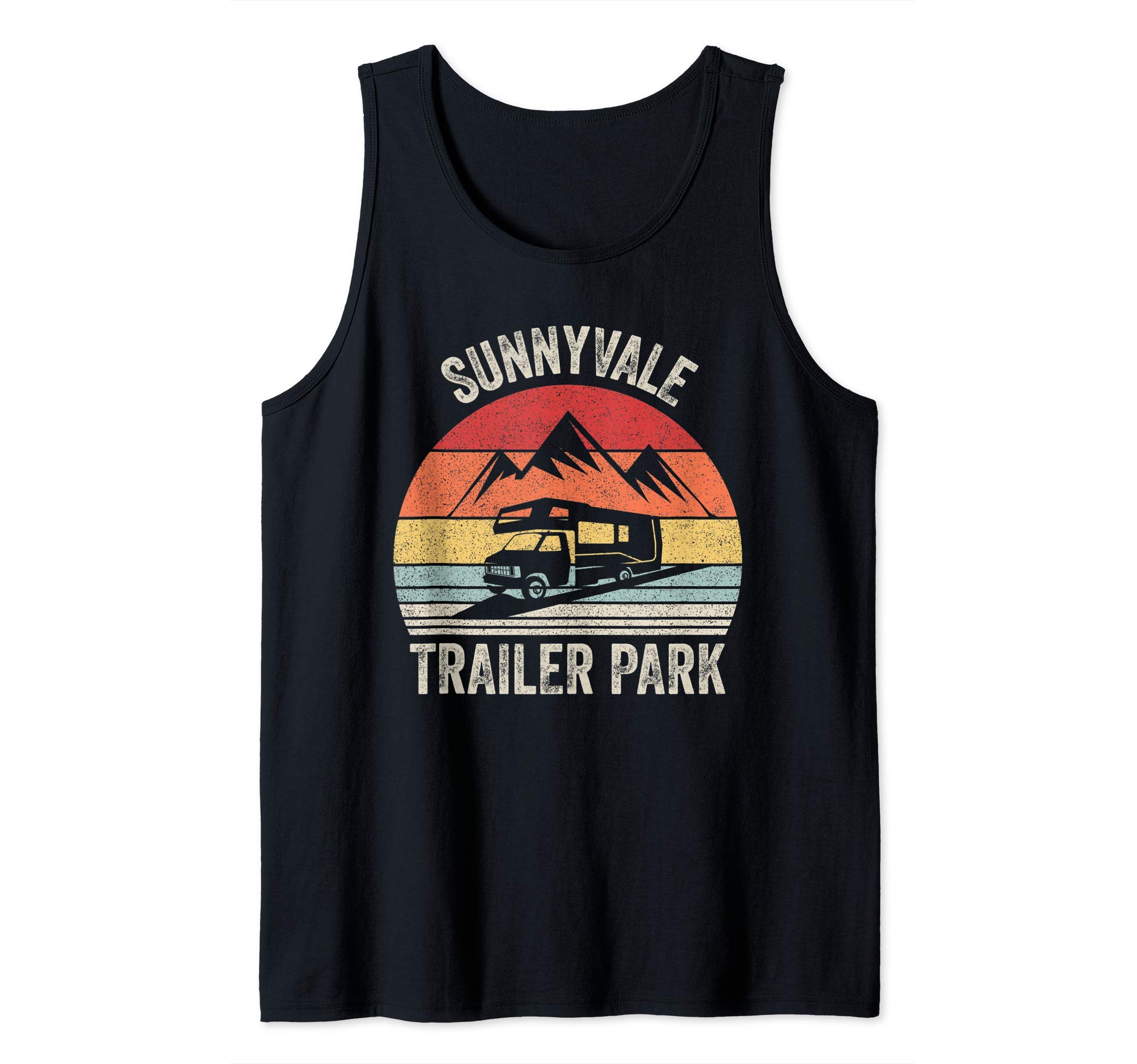 Vintage Retro Sunnyvale Trailer Park Tank Top