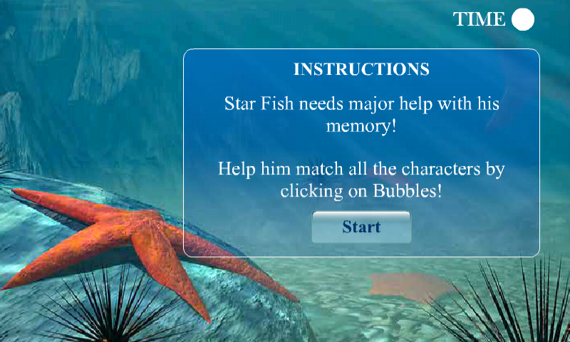 Star Fish Memory Game-App im Amazon Appstore
