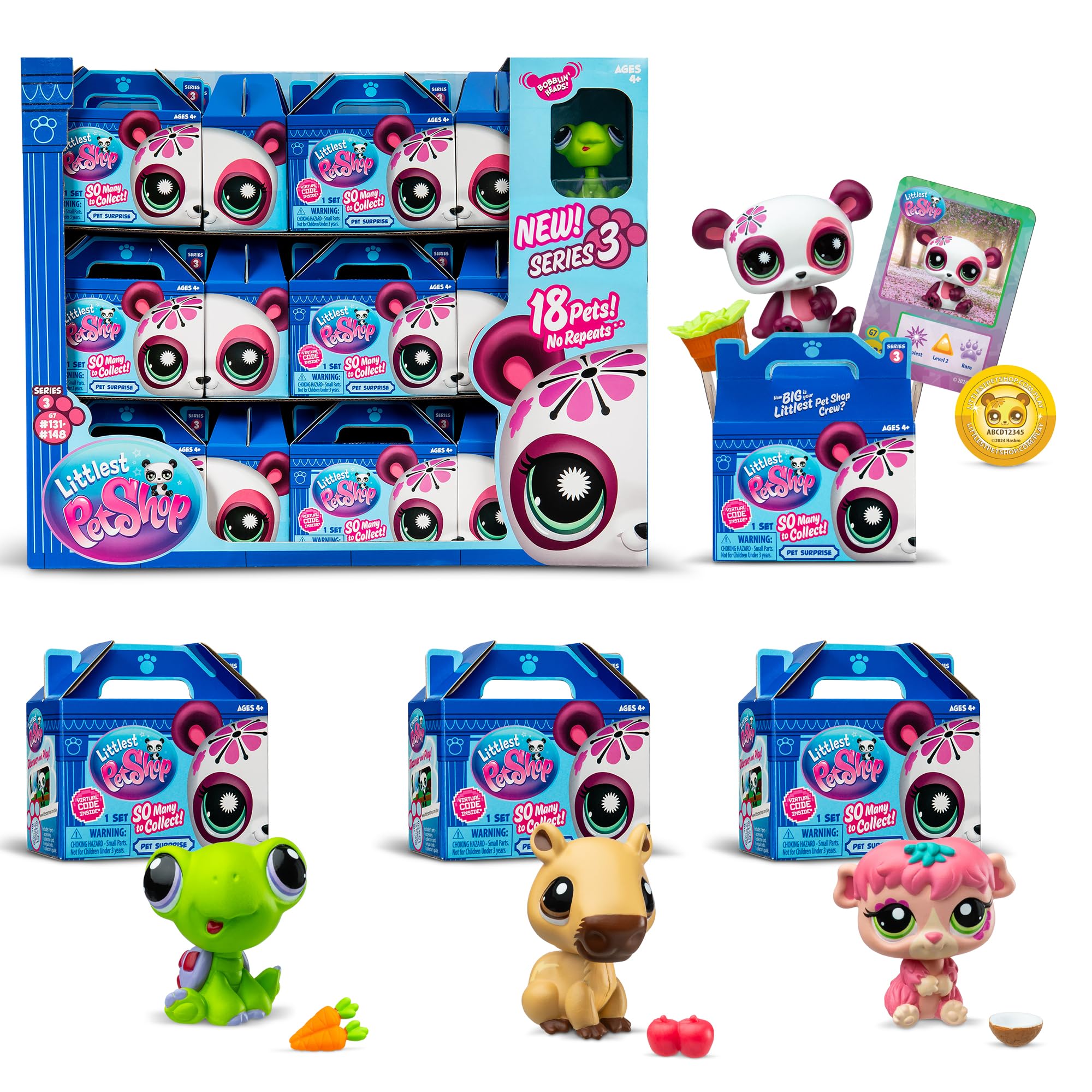 Littlest Pet Shop - Pet Surprise Display - Series 3 18 Pets