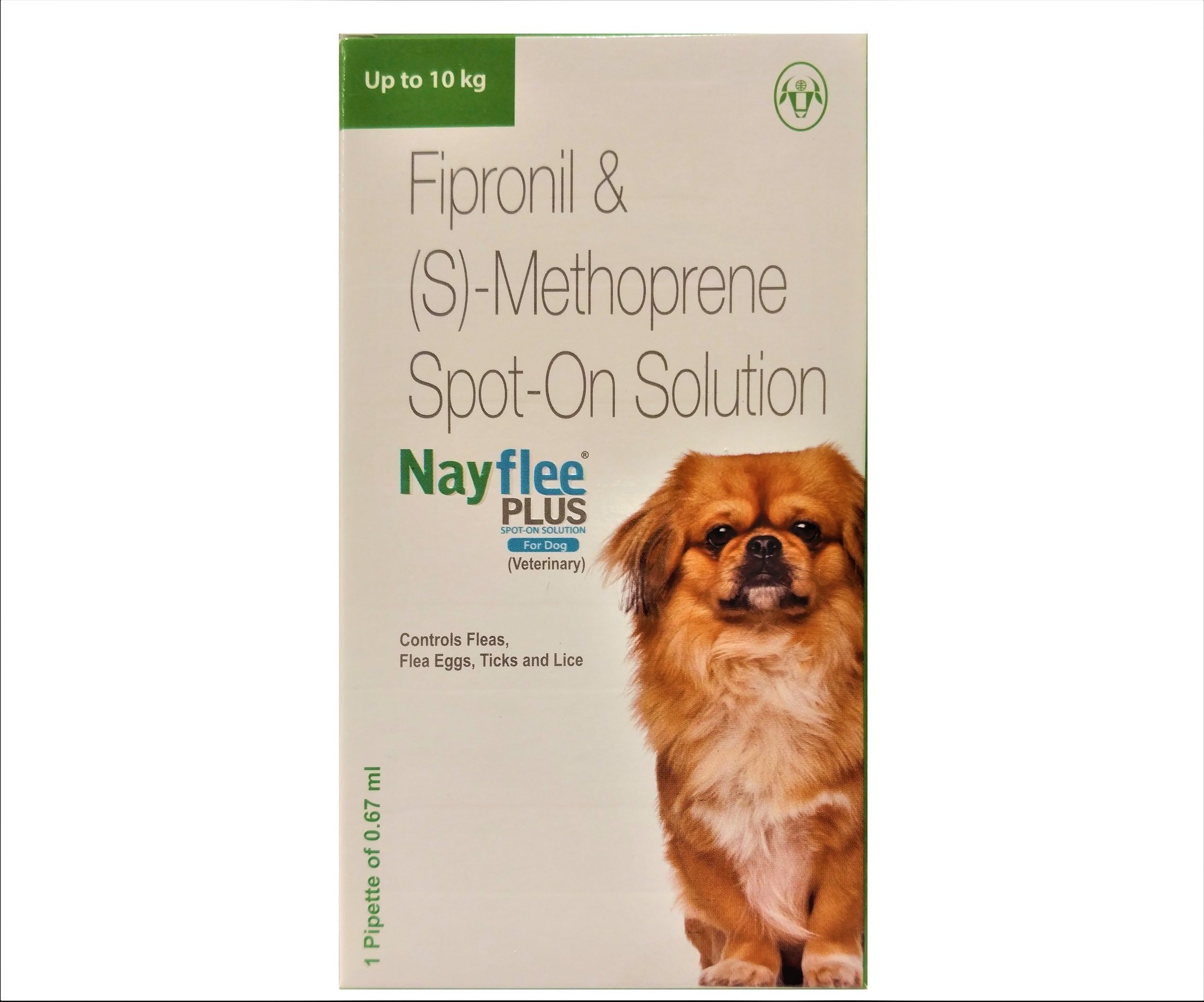 Intas Nayflee Plus Spot on for Dogs (Below 10 kg (Pack of 2))