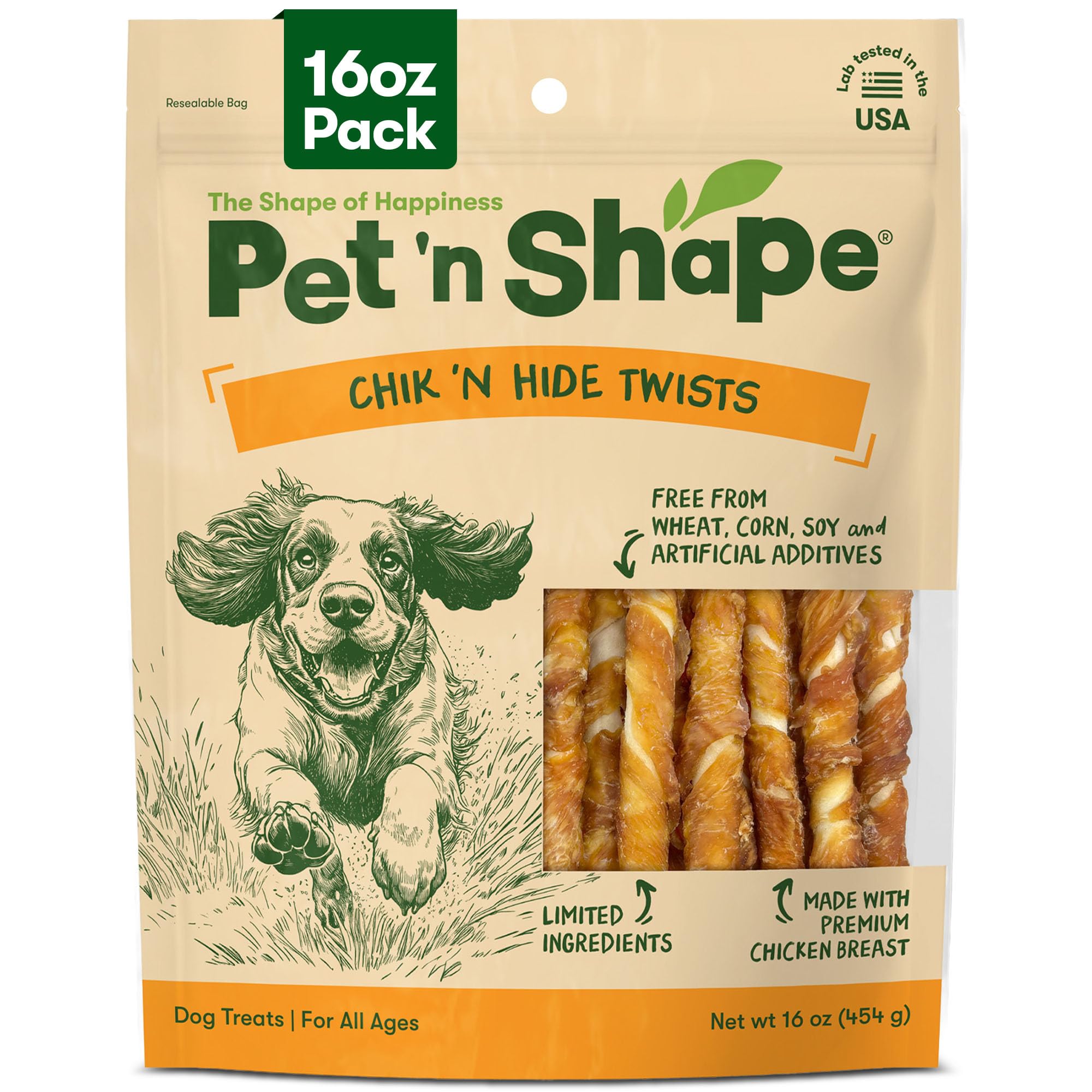 Pet 'n Shape Chik Twists 16oz