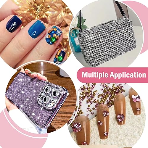 Miniatura 7 de Heflashor 22 herramientas de bolígrafo de pintura de diamante, puntas de rosca de metal de acero inoxidable, accesorios de pintura de diamante con